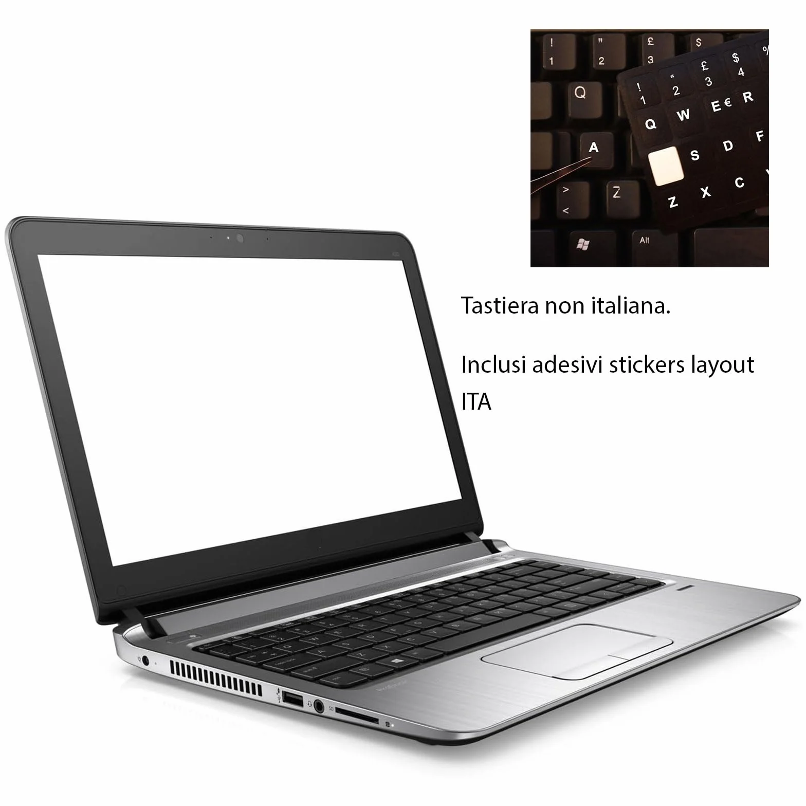 HP EliteBook Notebook Intel Core i5 8th 16GB RAM 256GB SSD 13.3" Display Windows 11 Pro Ricondizionato