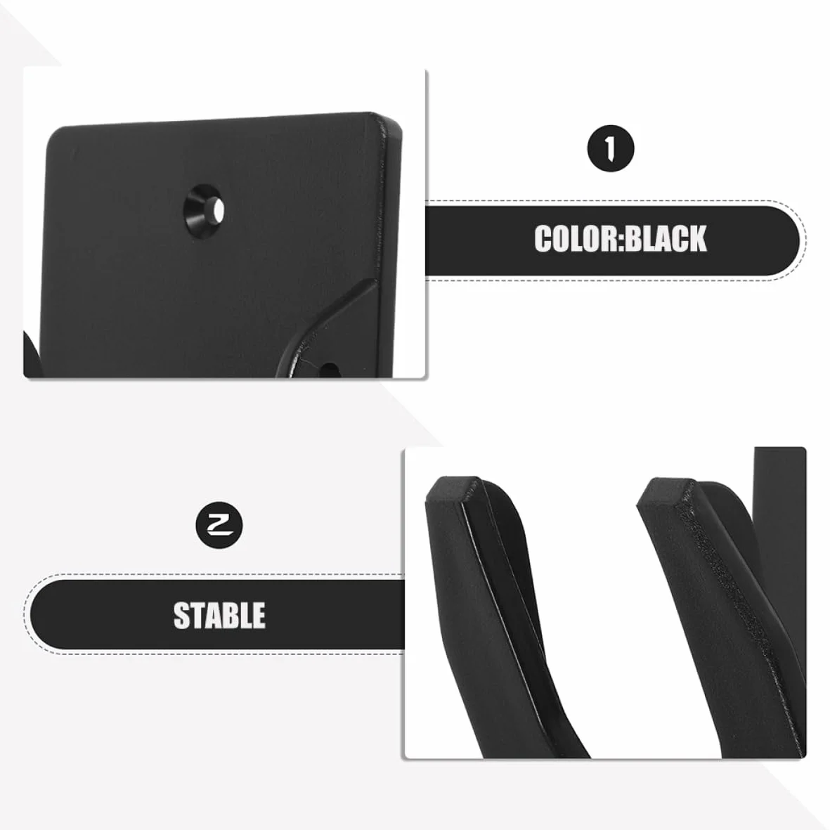 Uonlytech Supporto per Scanner Codici a Barre da Scrivania e Parete, Set da 3 Pezzi, Montaggio Sospeso Stabile