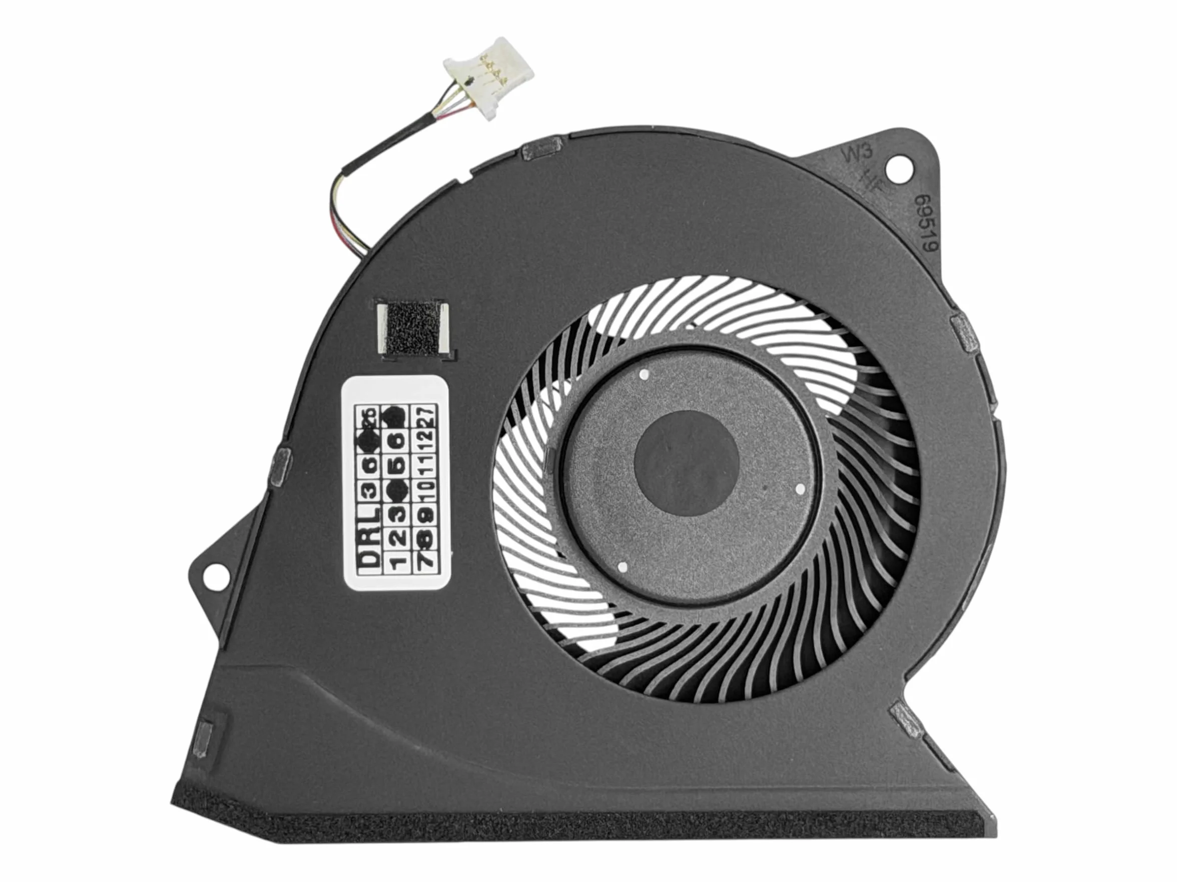 Cooling fan 0RFF51 RFF51 0VD28G, NS75C40-21K14, DC28000WFF0 DFS5K12114464, BN7506S5H-000P, DC28000WFU0, DC28000117D0, compatibile Dell Inspiron 3510. 3511 3515 3520 3525 3530 3535, DC15250, DC15255
