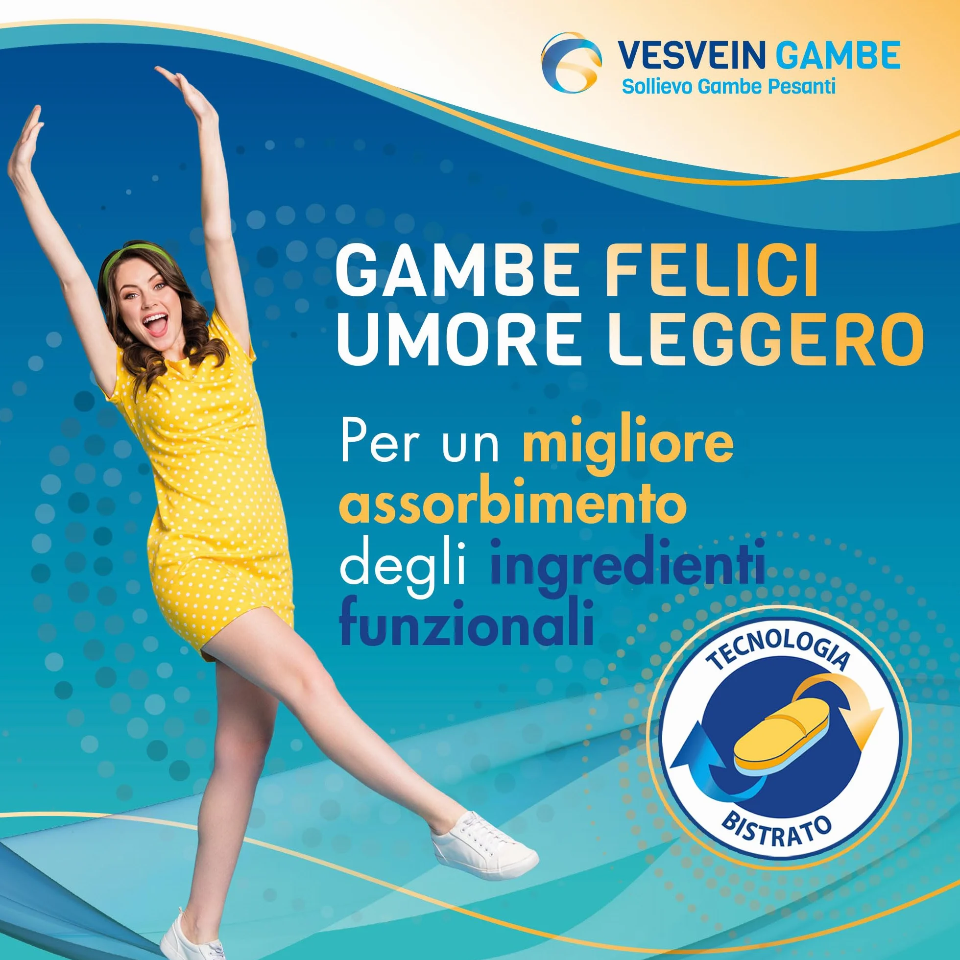 Diosmina Esperidina Bromelina integratore gambe pesanti 60 compresse