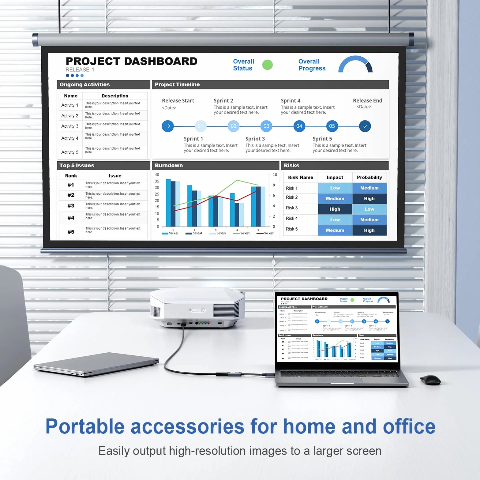 dockteck Adattatore DisplayPort 4K 60Hz a HDMI, adattatore attivo DP a HDMI per HDTV, proiettore, desktop, laptop (GTX 960, ThinkPad T420, Dell 780, Lenovo T520i, ecc.)