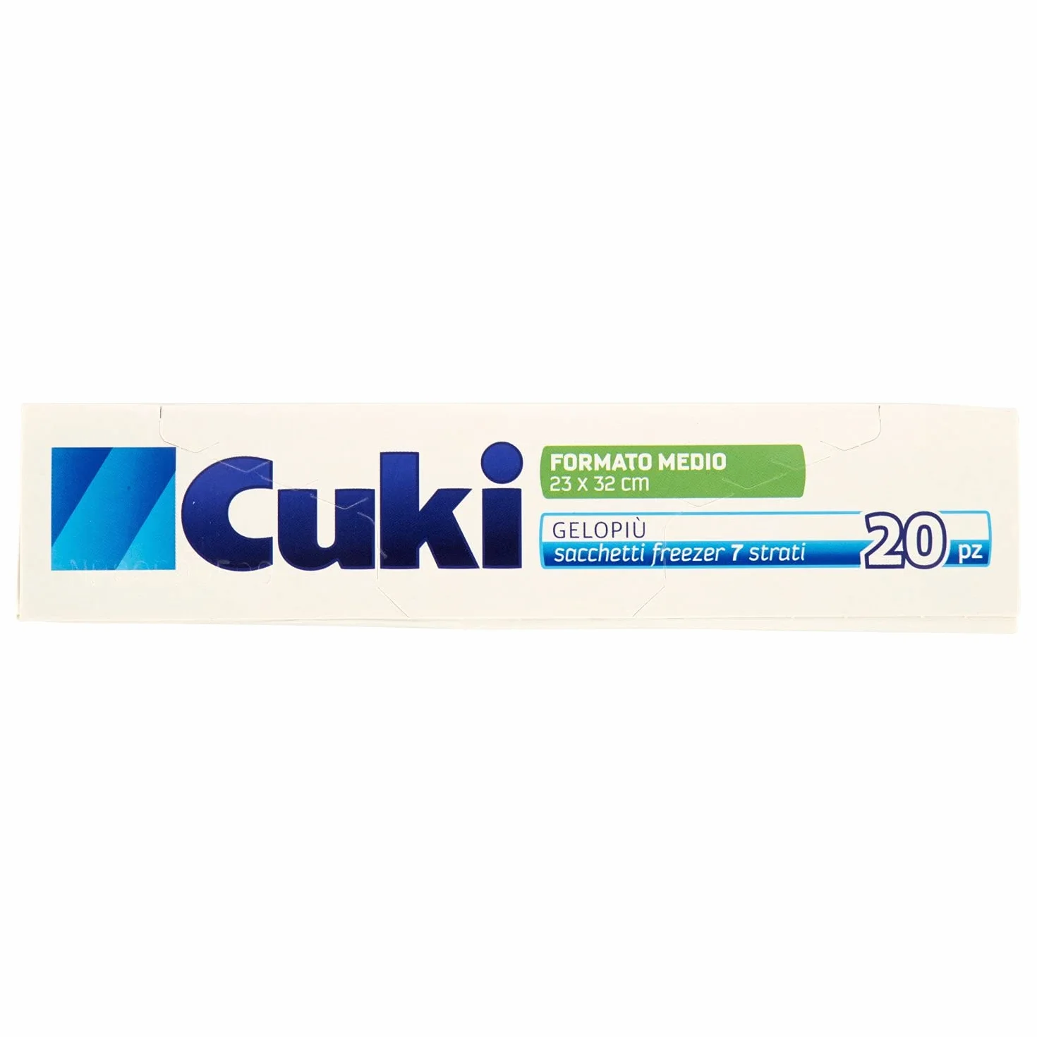 Cuki Gelopiù sacchetti freezer 7 strati medi 23x32 cm 2,5 L 20 pezzi