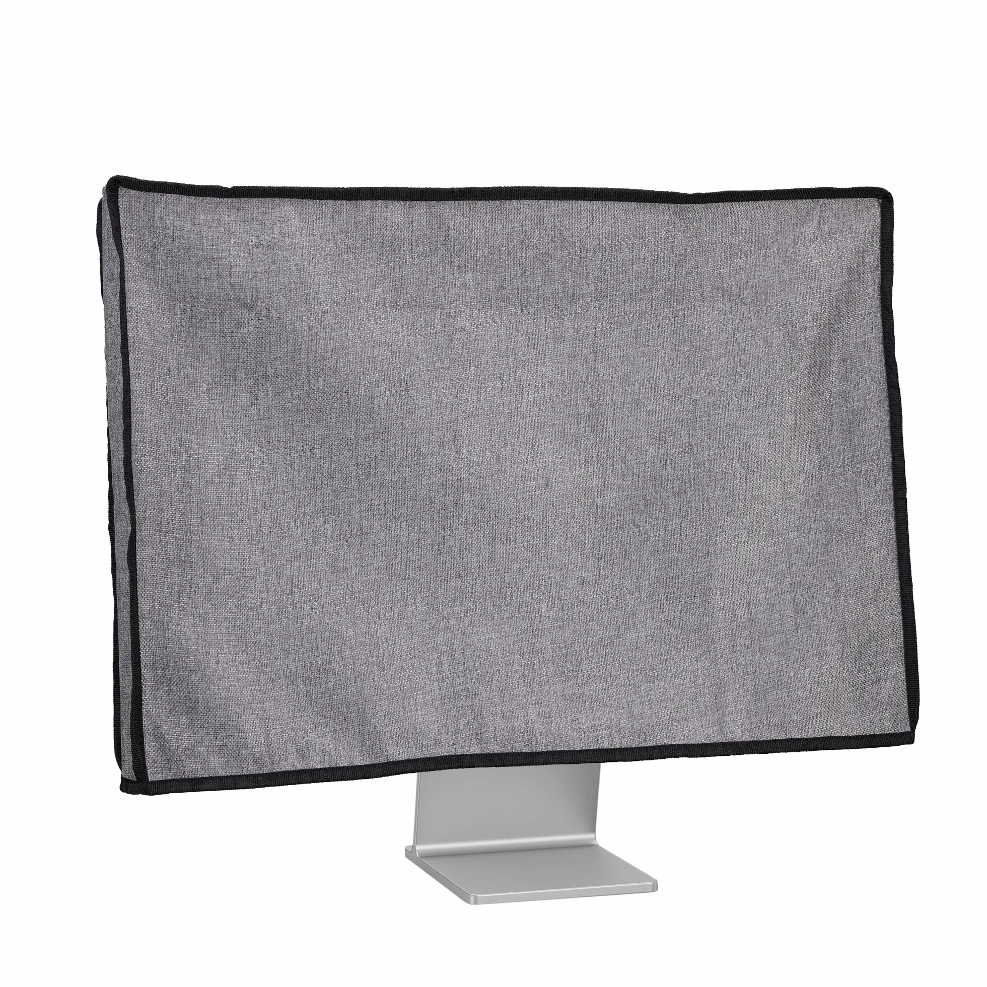 kwmobile Custodia Protettiva Monitor PC Compatibile con 20-22" monitor - Copri Computer Desktop - Copertura Antipolvere PC grigio scuro