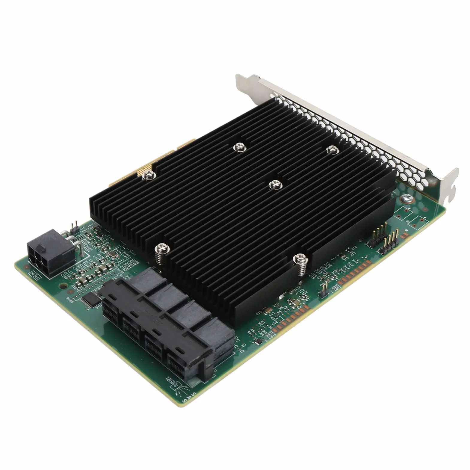 Scheda HBA Controller LSI SAS 9300-16I a 16 Porte con Slot PCIe, SAS da 12 Gb/s, per per Linux, per SUSE, per Red Hat, per VMware, per FreeBSD