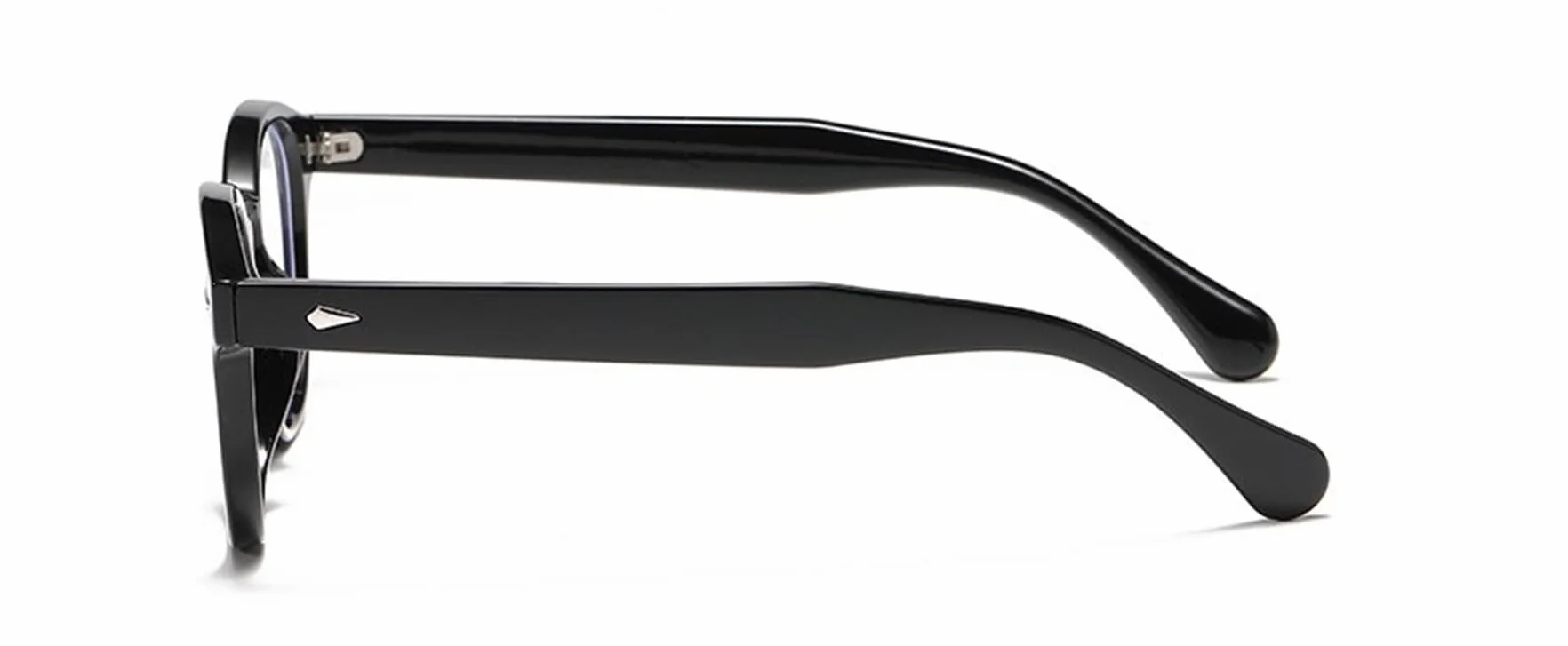 Occhiali Anti Luce Blu Modello Rotondo Stile Depp Filtro Protezione 100% per Computer Gaming Lavoro