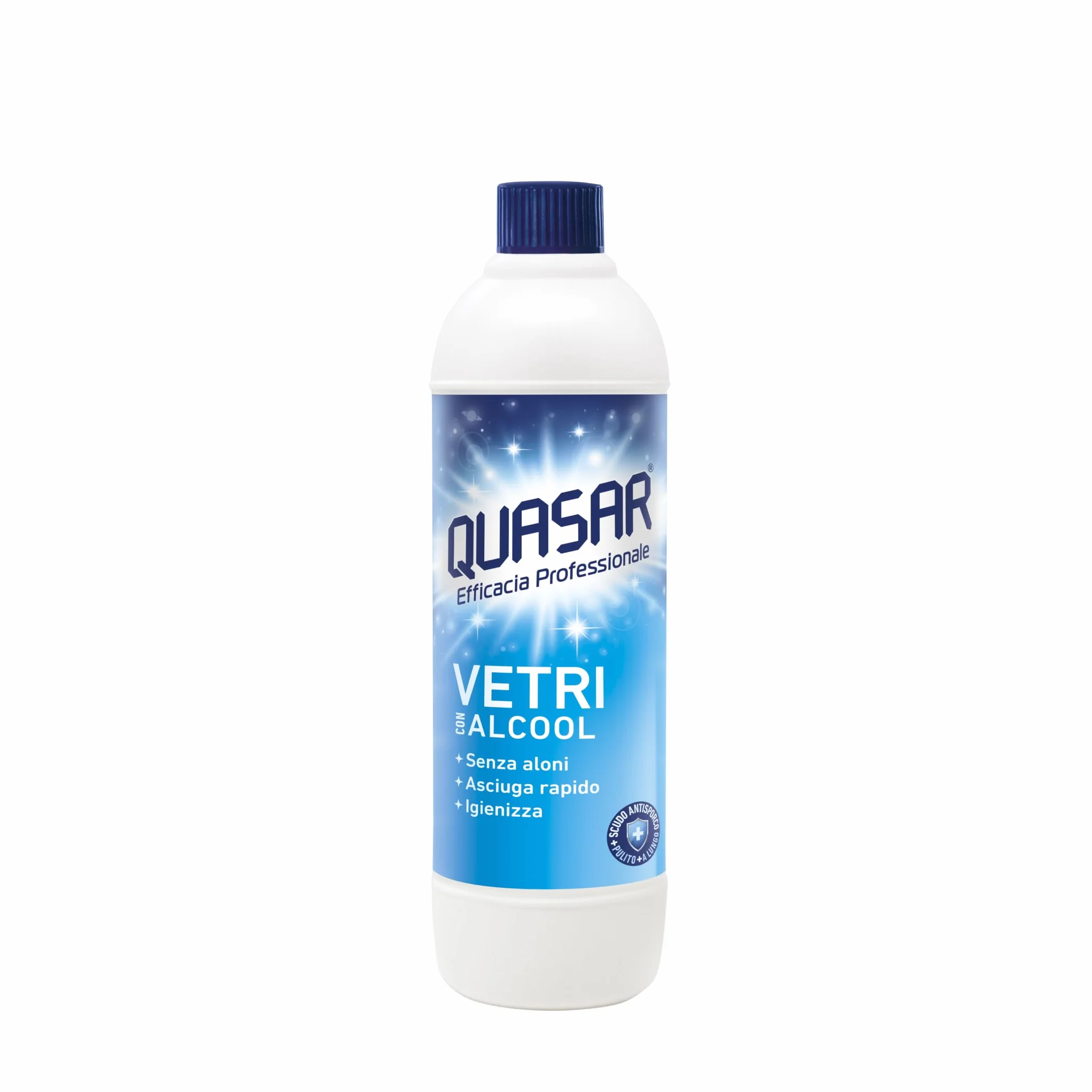 Quasar Ricarica Vetri con Alcool 680 ml - Senza Aloni, Asciuga Rapido, Igienizza
