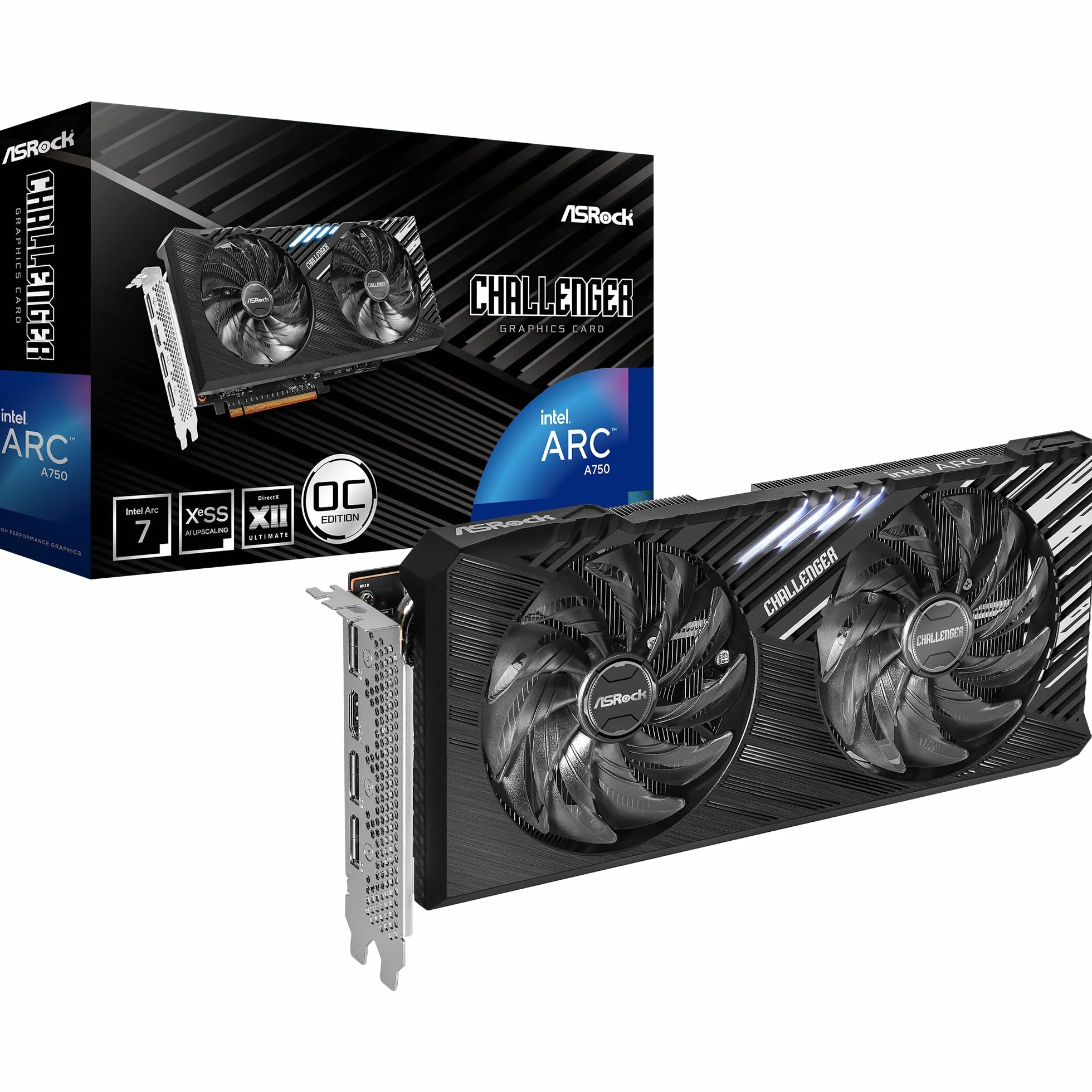 ASROCK Intel ARC A750 Challenger SE 8GO Intel VGA Card retail
