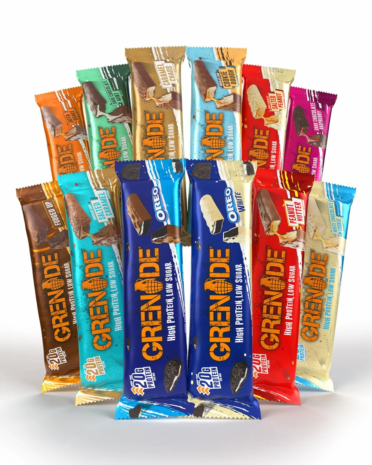 Grenade Barretta Proteica a Basso contenuto di Zuccheri OREO 12 x 60 g