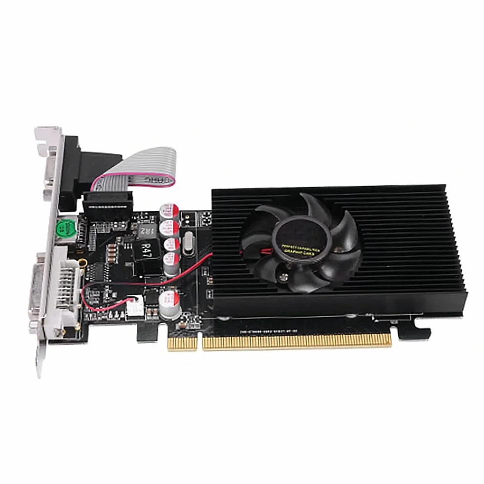 GT210 1GB Schede Grafiche Scheda Video Un 64 Bit per GPU Giochi per PC -I Compatibile VGA Scheda Grafica Un Doppio Schermo Utilizzata
