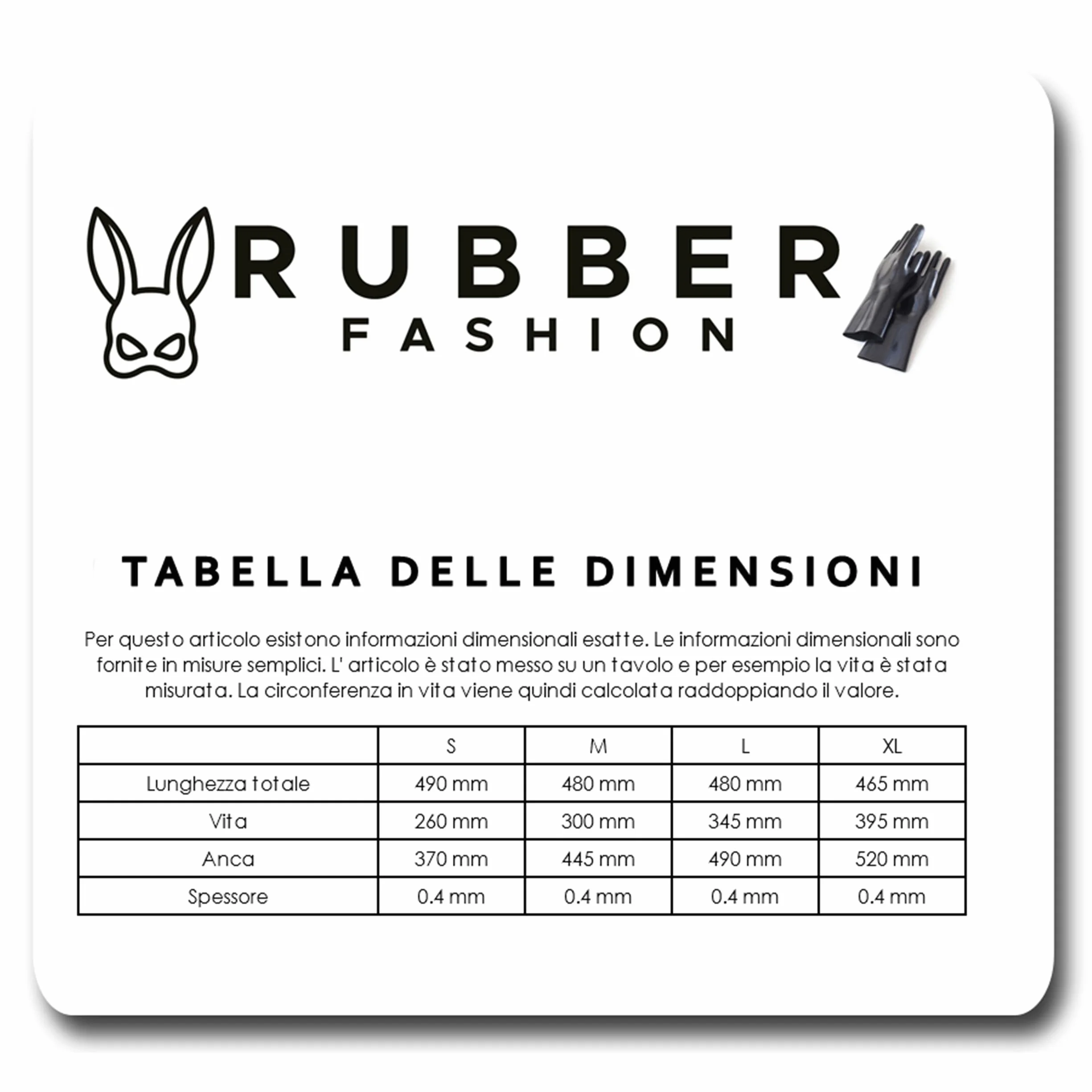 Rubberfashion Gonna in Lattice Corta Midirock per Donna