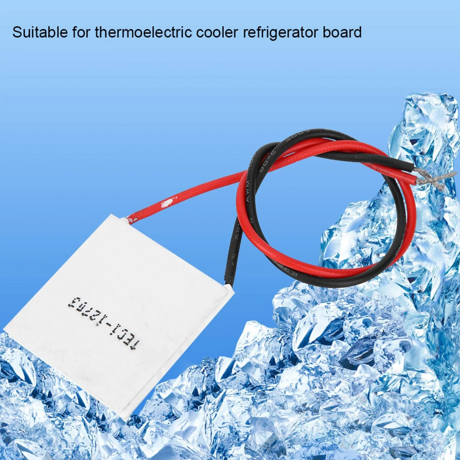 Cool Plate Module, Ceramica Durevole Lunga Durata Termoelettrica TEC1-12703 12V 3A 30 x 30mm Peltier Elemente Dissipatore di Calore per Piatti Frigorifero