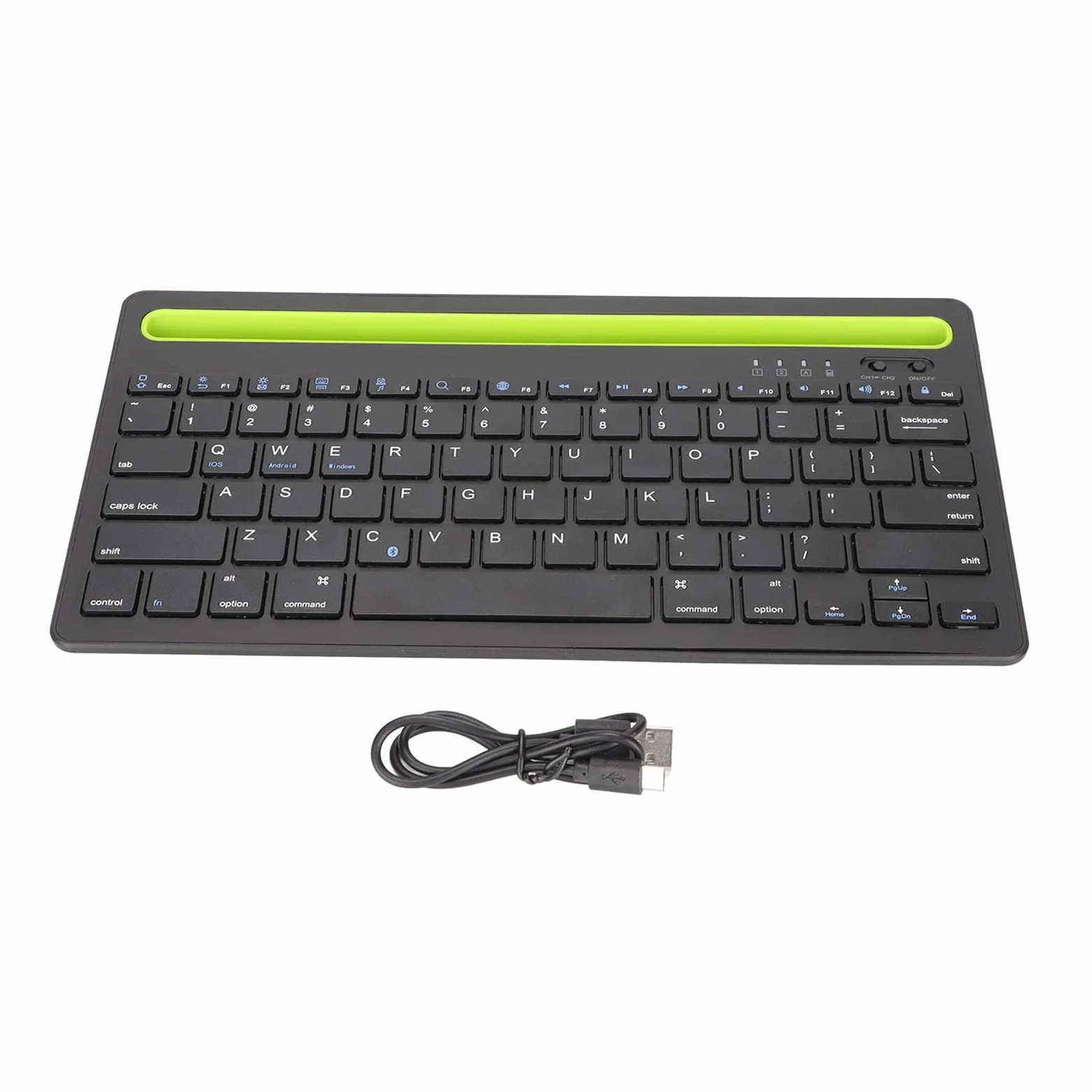 Tastiera Bluetooth Multidispositivo, Tastiera Bluetooth Universale Supporto per Cellulare Integrato Multidispositivo Tastiera Wireless per Windows, Tastierino Numerico Connetti Fino