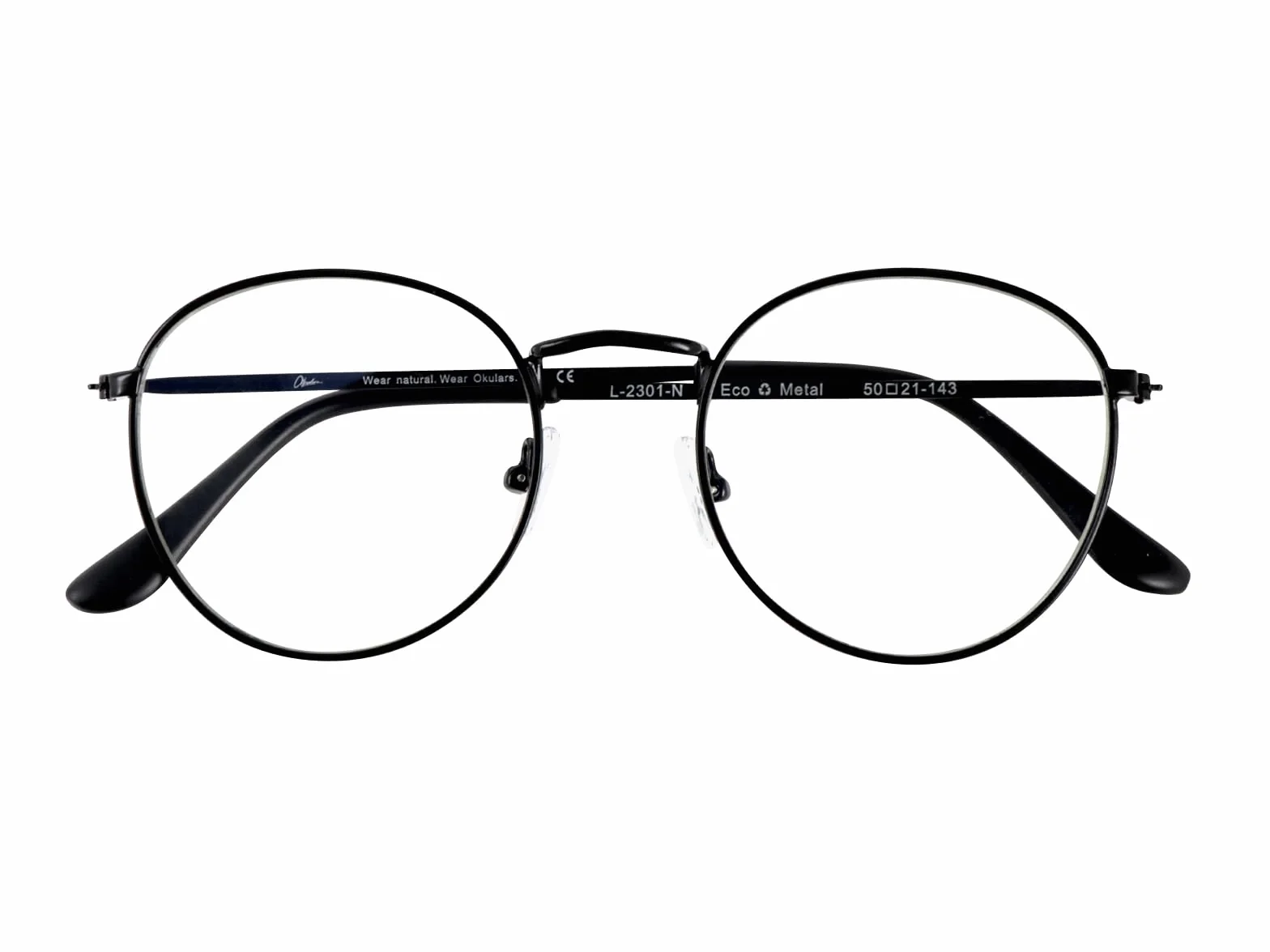 Eco Metal Riciclato Occhiali Filtro Anti-Luce Blu Regolabili Unisex