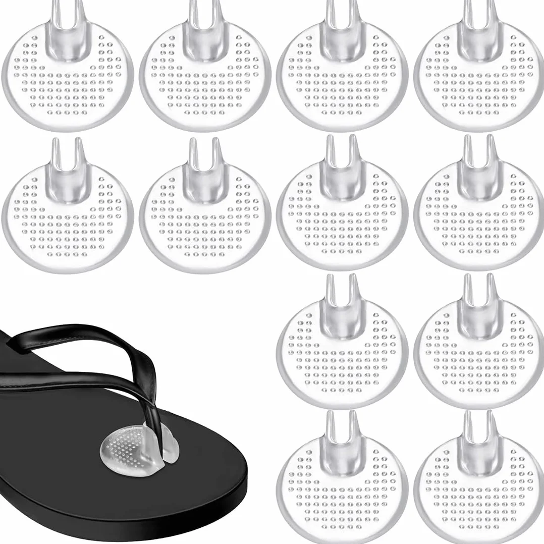 Infradito Sandali Toe Protector Pad Antiscivolo Silicone Inserti 12 Pezzi