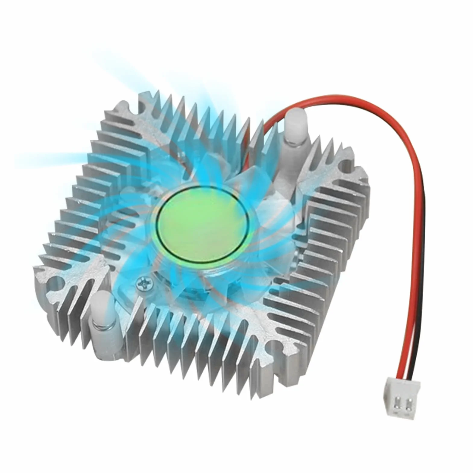 Ventola GPU - Dissipatore Alluminio Scheda Video | Radiatore 5.5 cm per Casa Lavoro Grafica