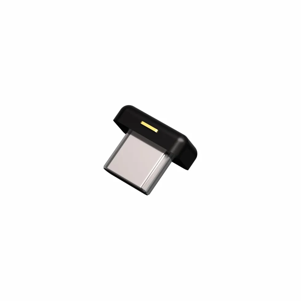 Yubico - YubiKey 5C Nano - Chiave di sicurezza per autenticazione a due fattori (2FA), connessione tramite USB-C, dimensioni compatte, certificazione FIDO - Proteggi i tuoi account online