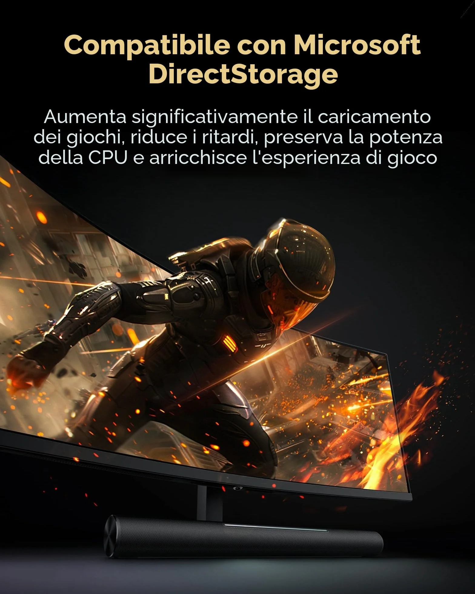 Lexar NM1090 PRO 2TB PCIe 5.0 Gen5 NVMe SSD - Fino a 14,000MB/s, Controllo Termico Avanzato, SSD DirectStorage per Lavori IA, Gaming & Creazione Contenuti Portatile/PC