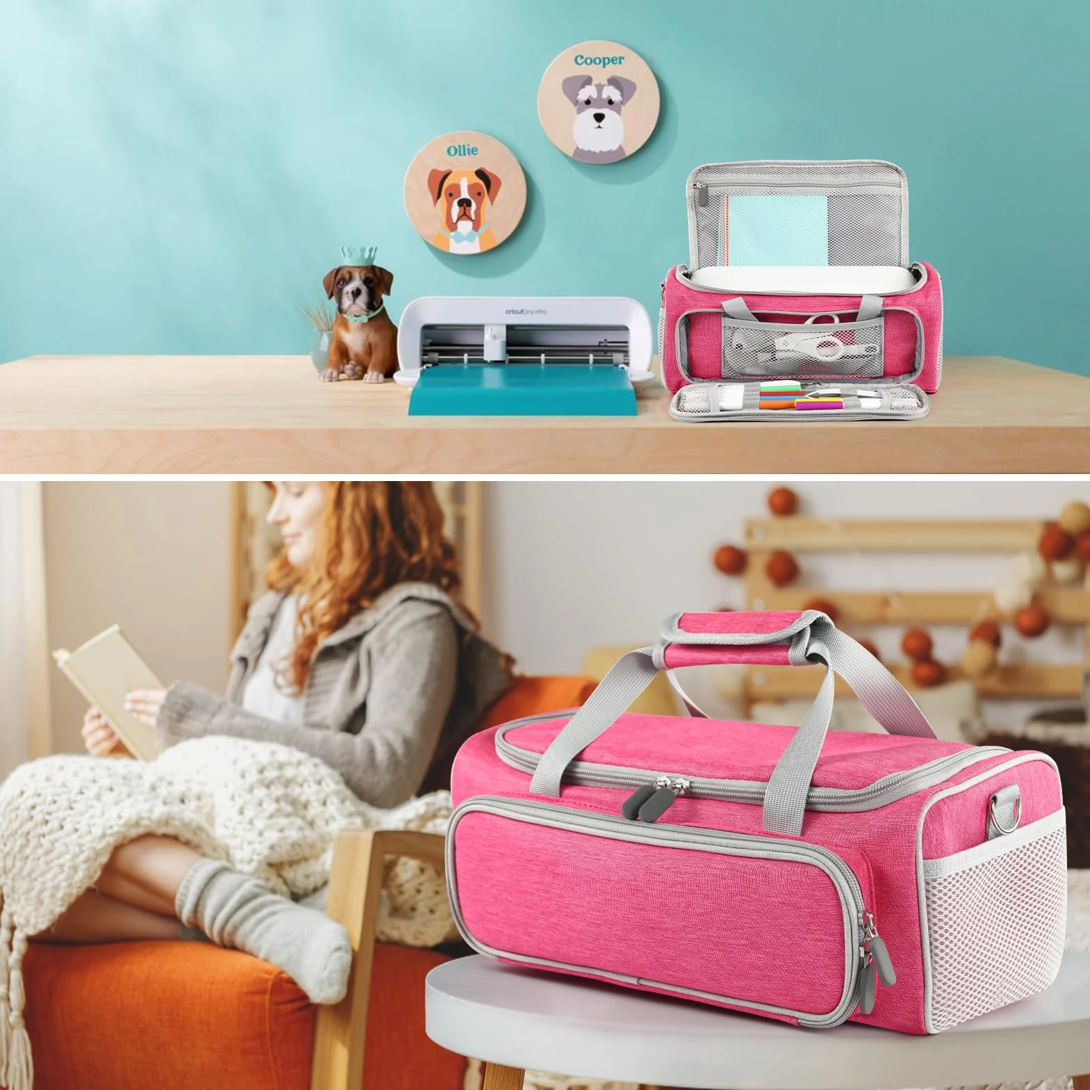 BLOOOK Borsa per il trasporto compatibile con Joy Extra Accessories, per carte Joy Extra Matte, Penne