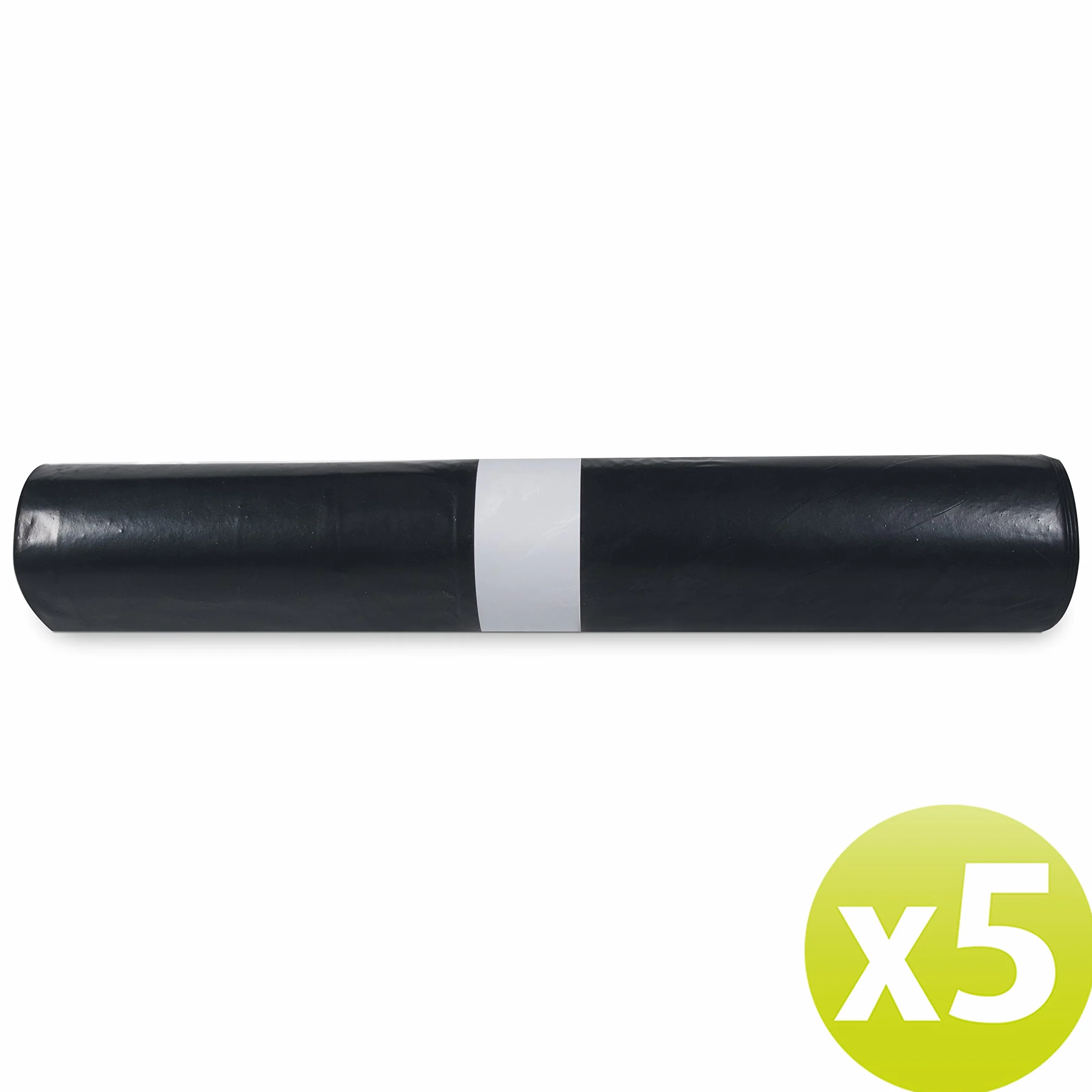 Domopak Spazzy Sacco Ultra Resistente 110 lt Nero 5 Confezioni da 15 pezzi