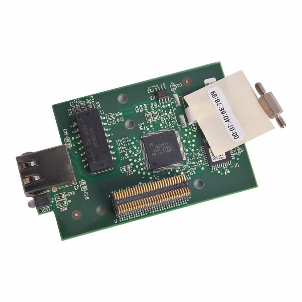 Scheda di rete per stampante di etichette Zebra ZM400 ZM600, modulo server di stampa Ethernet interno 79823 79501-011, adattatore LAN integrato di ricambio
