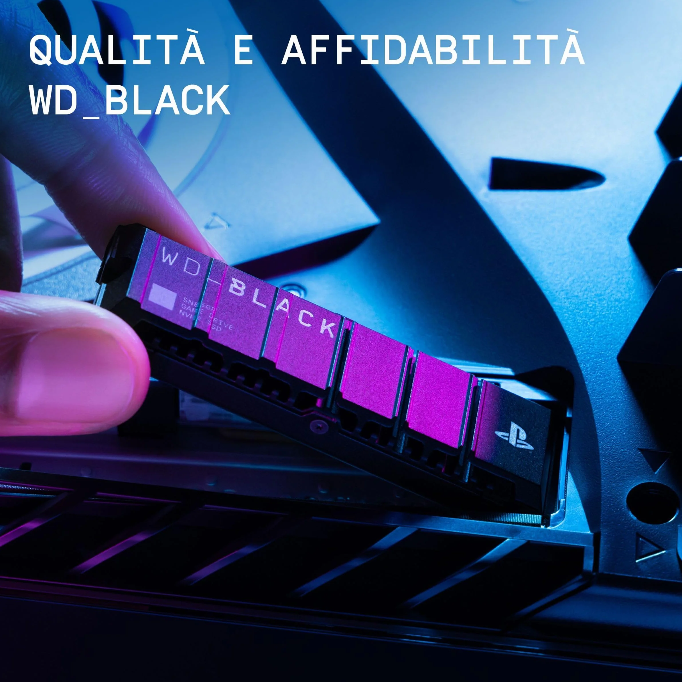 WD_BLACK SN850P 1TB M.2 PCIe NVMe SSD, Ufficialmente Concessa In Licenza per Playstation 5 Consoles, fino a 7300 MB/s