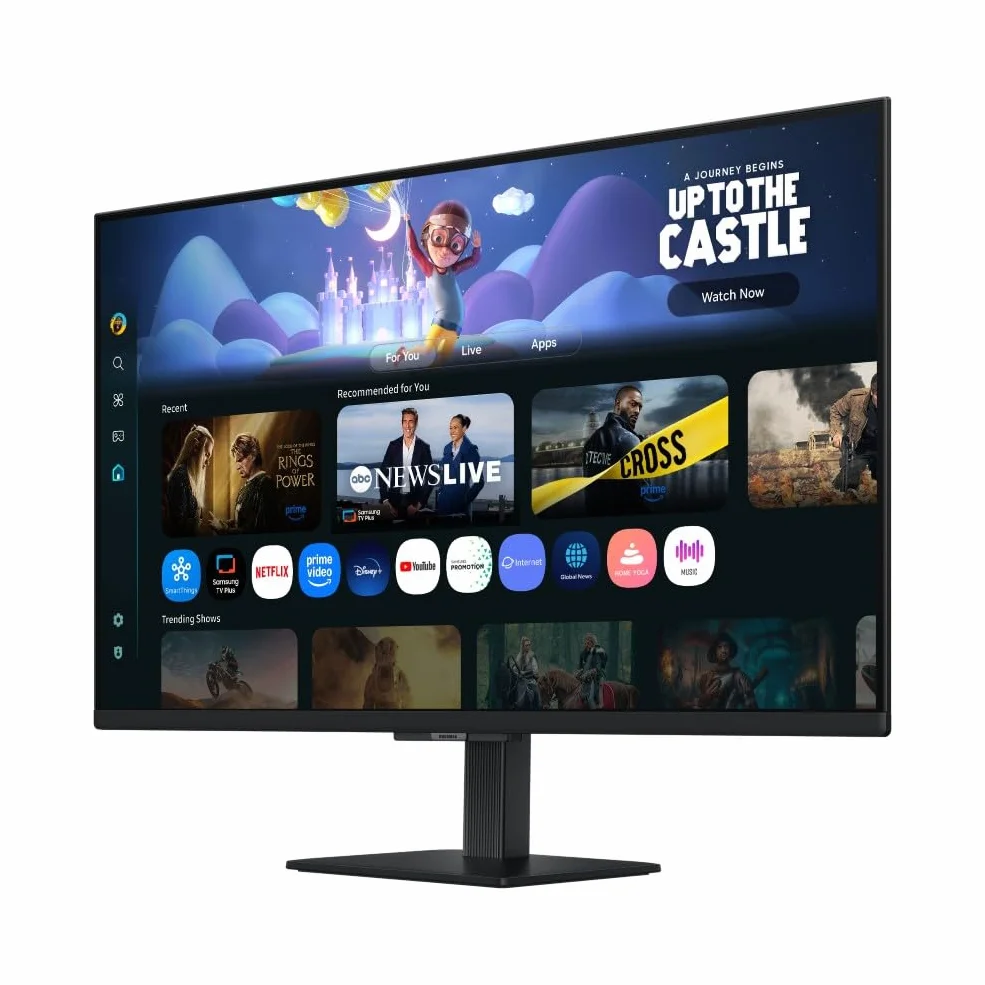 Samsung Smart Monitor M5 (S32FM502EU), Flat 32'', 1920 x 1080 (FHD), Smart Hub con AI, Office 365, Gaming Hub, Speaker integrati, Telecomando, WiFi, HDMI, USB