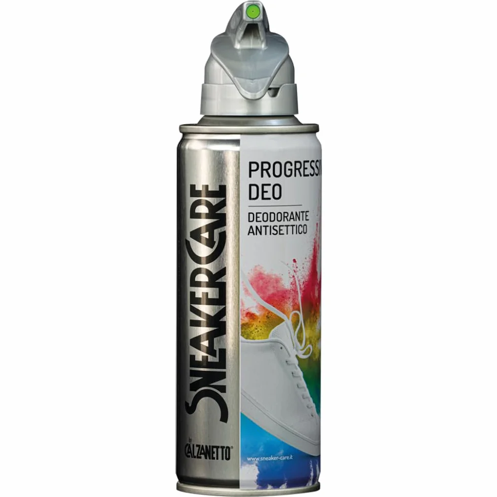 Deodorante Antisettico per Sneaker, Rinfresca e Previene Cattivi Odori, Bianco Menta, 150 ml