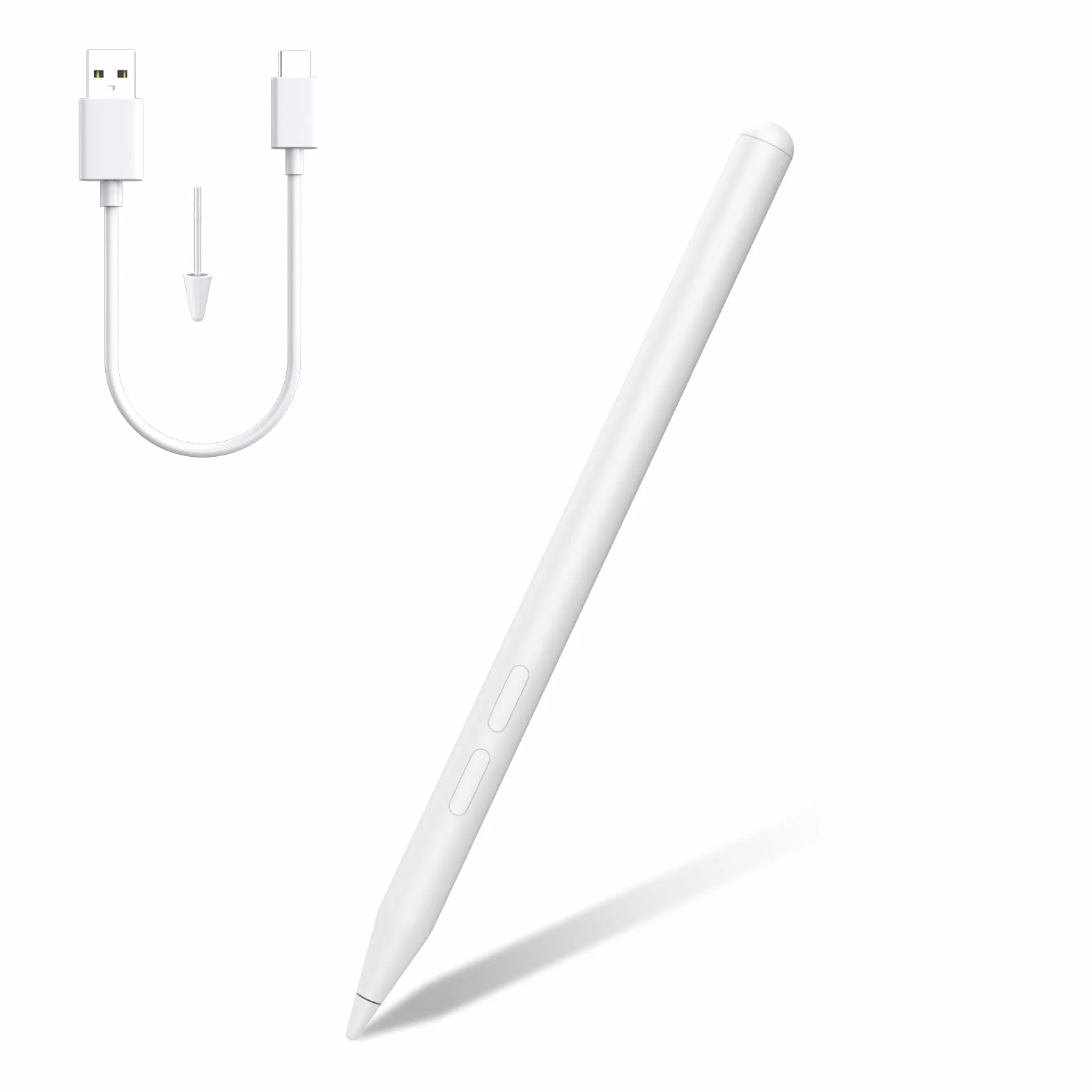 Penna per HP Omnibook e Envy x360 – 4096 Livelli di Pressione, Rifiuto del Palmo, Ricarica USB, Compatibile con HP Spectre x360, Pavilion x360, Microsoft Surface, ASUS, Kobo