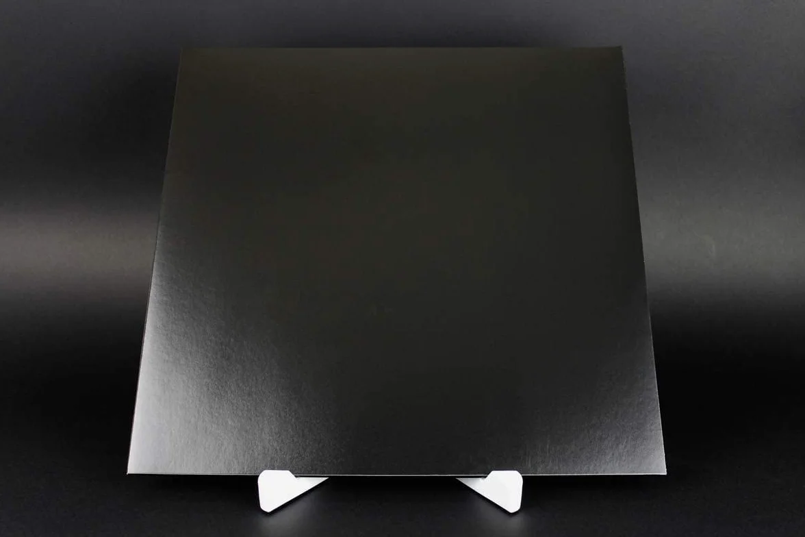 10 pezzi COPERTINA BUSTA ESTERNA INTERA professionale IN CARTONCINO RIGIDO NERO per dischi LP 33 GIRI 12" maxi single (vinili diam. 30 cm)