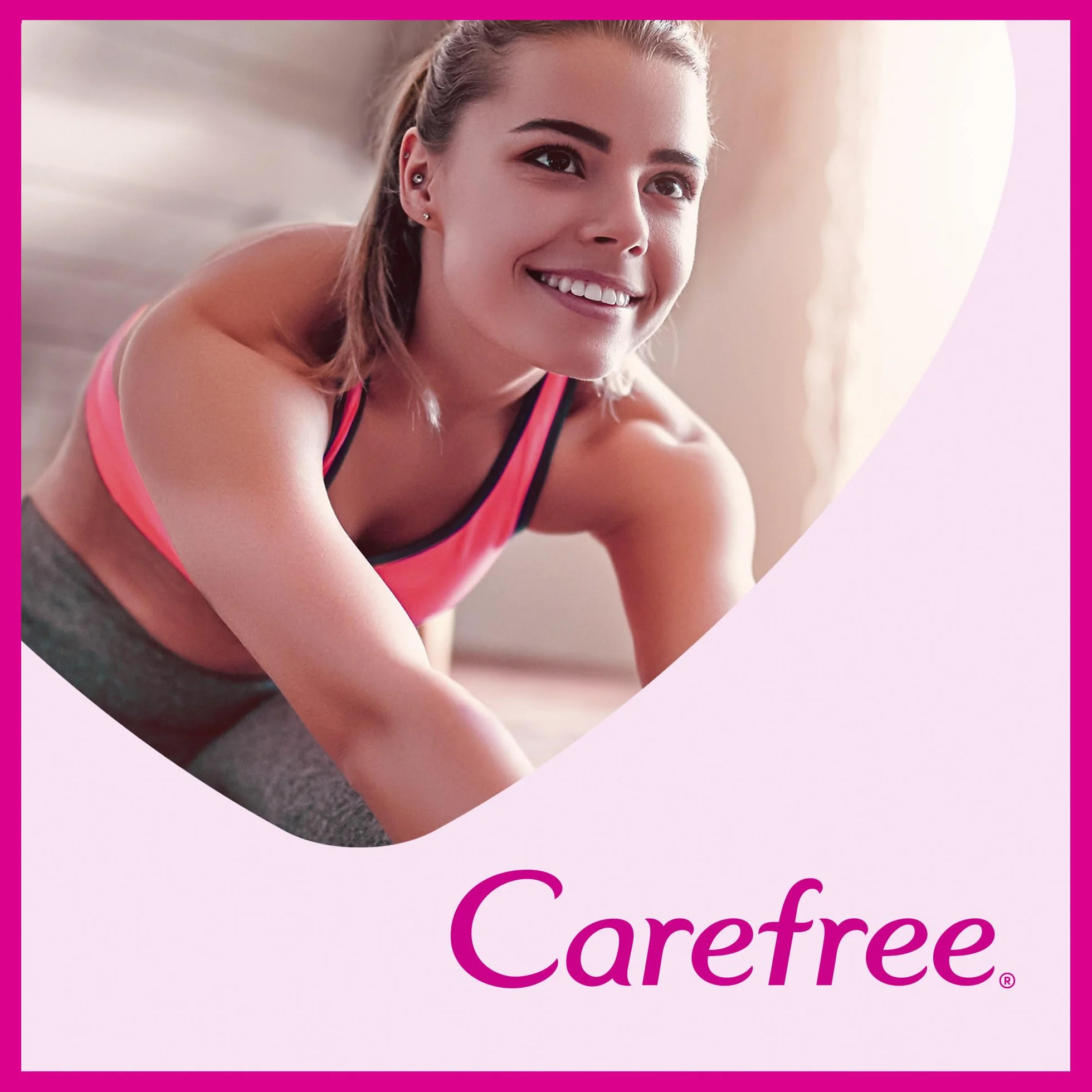 Carefree Salvaslip Plus Long Senza Profumo, salvaslip donna extra lungo per controllo odori, senza profumo super assorbenti, 24 pezzi