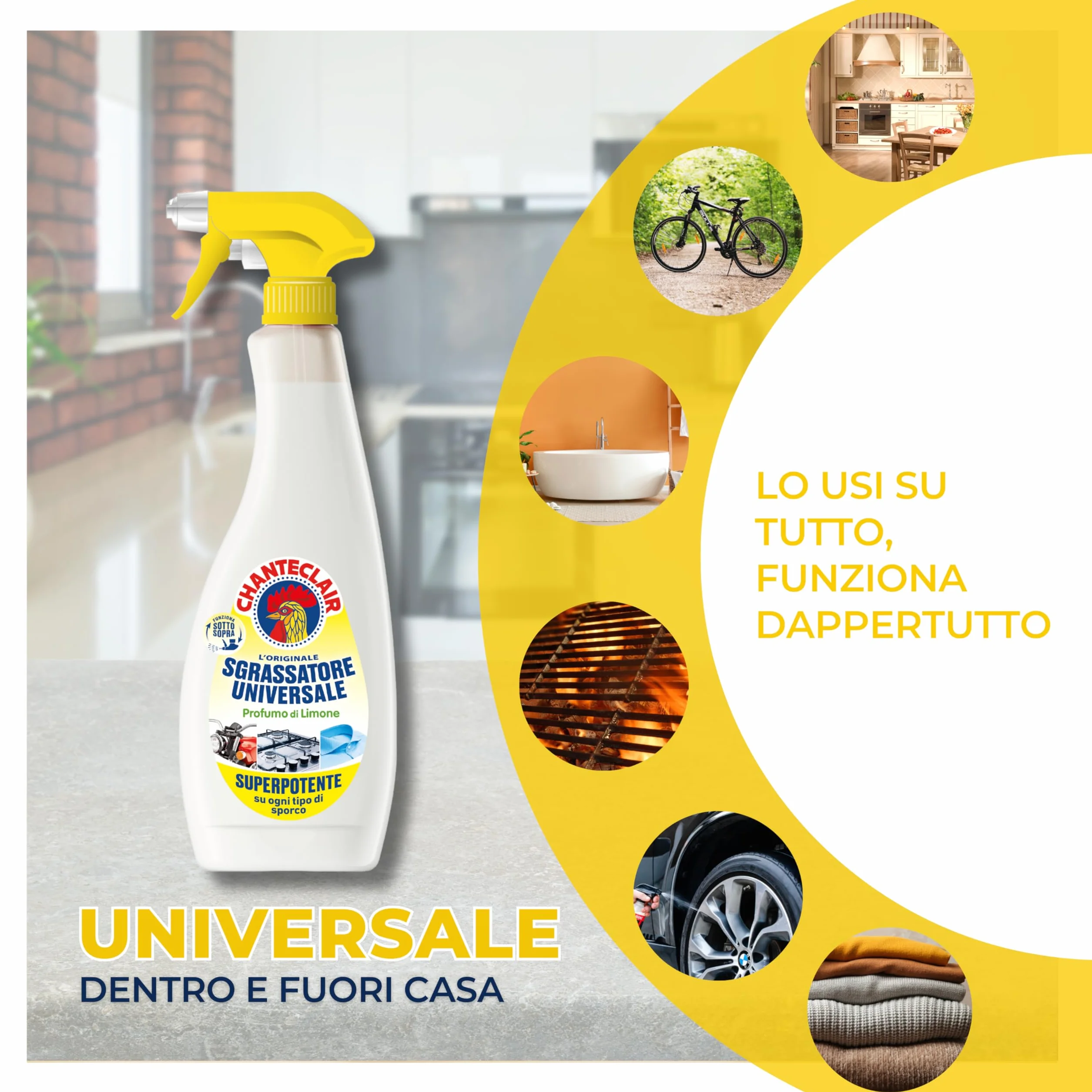 Chanteclair Sgrassatore Universale Spray 12x750 ml