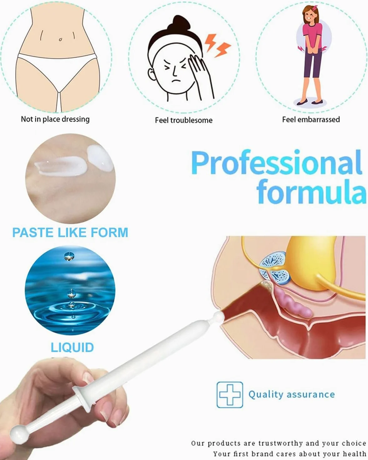 Applicatori Vaginali Monouso 20 Pezzi Ovale Lubrificante Applicatore Anale Iniettore Siringa
