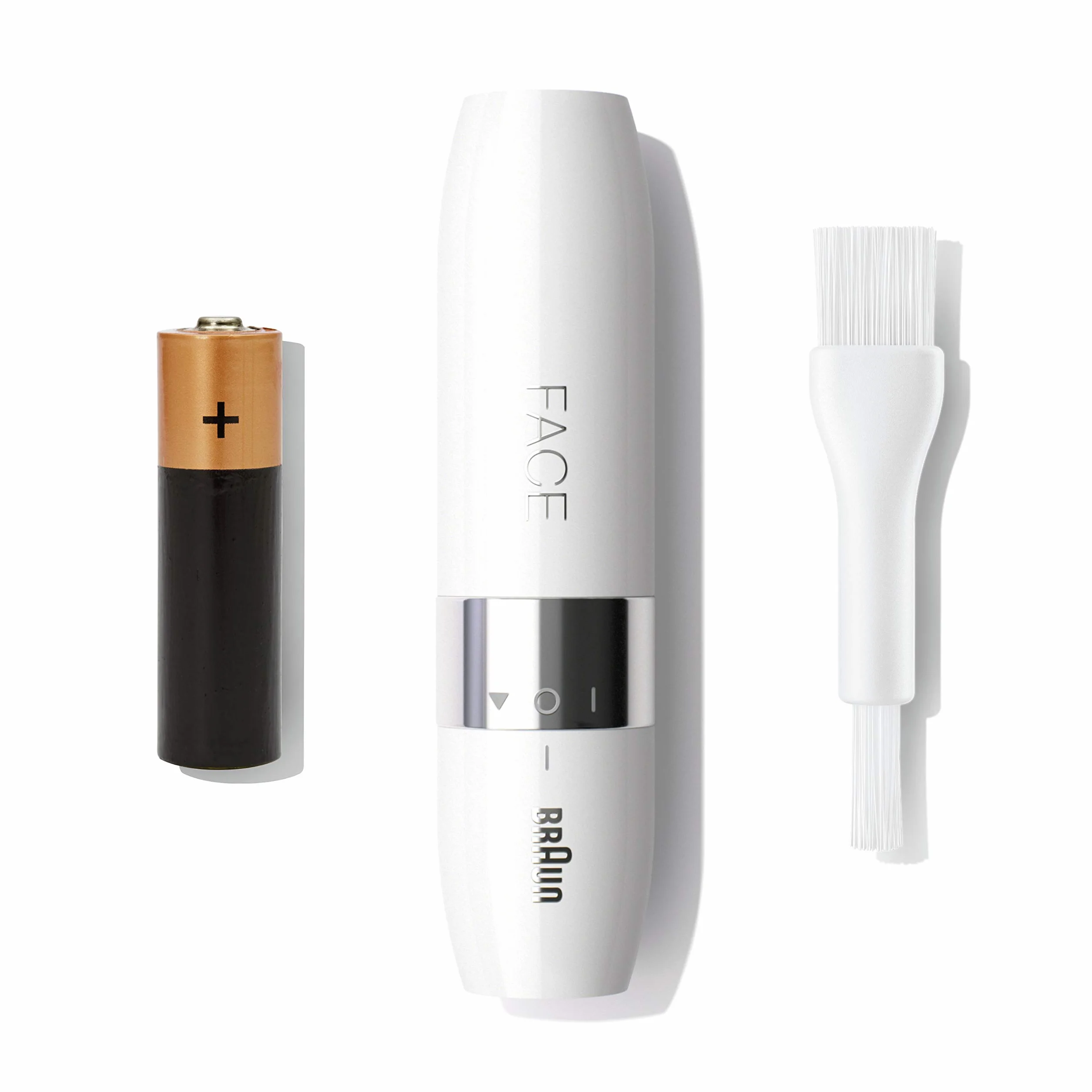 Braun Face Epilatore Elettrico Donna FS1000 Bianco Depilazione Viso Baffetti Mento Guance Bikini