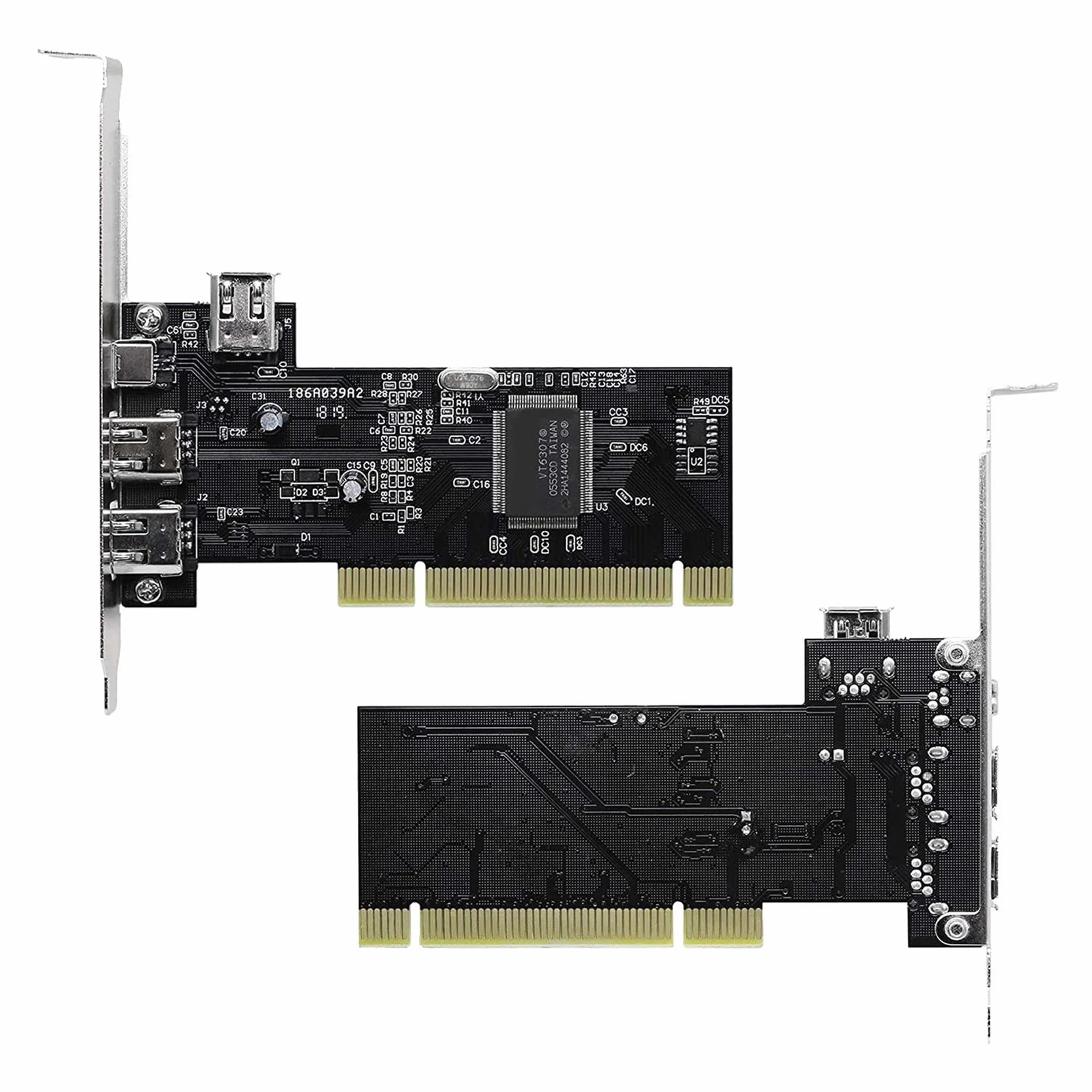 2X 3 Porte IEEE 1394 Firewire Scheda PCI Firewire Adattatore IEEE 1394 PCI Controller Scheda per PC Desktop