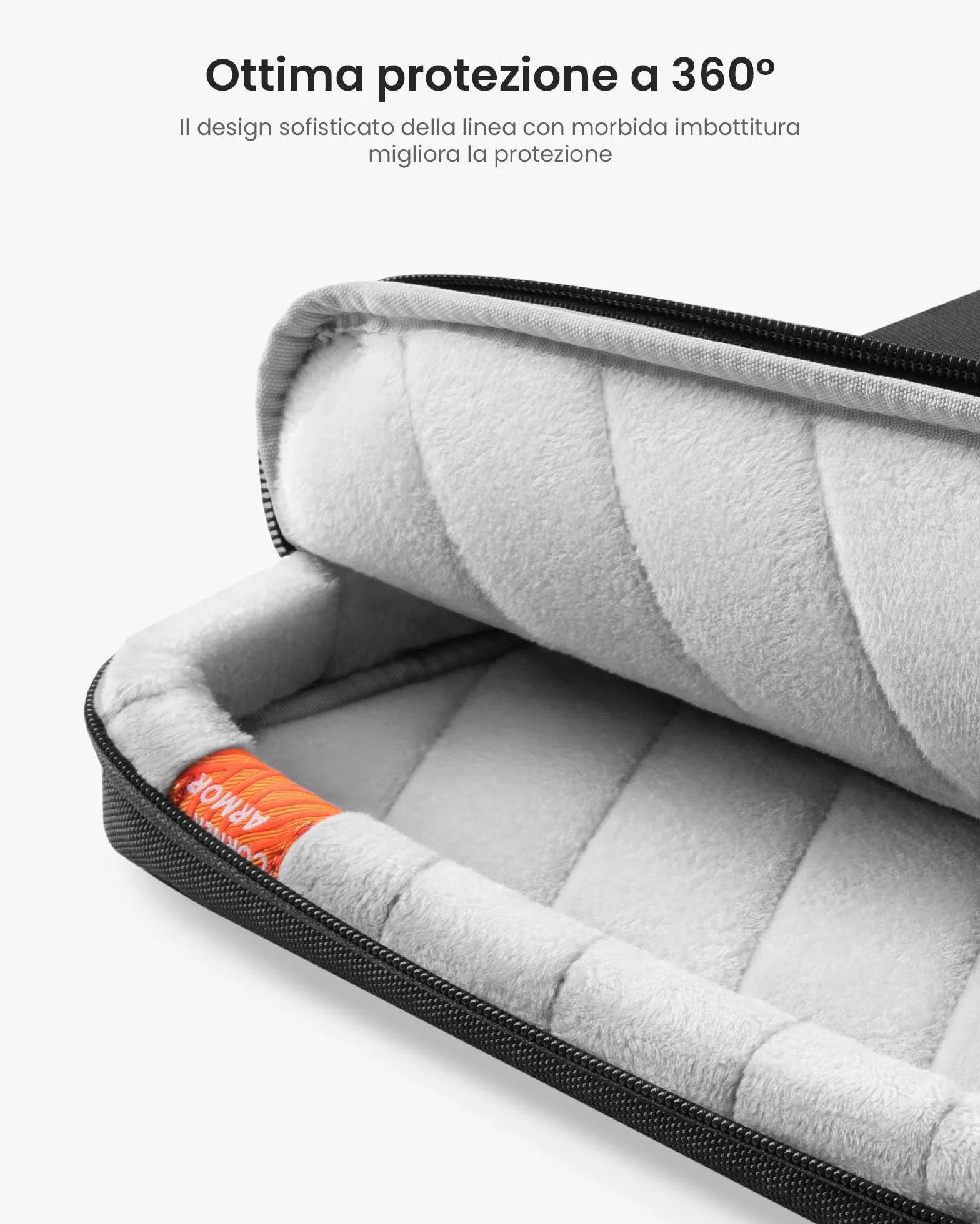 tomtoc 360° Custodia per 15 Pollici Nuovo MacBook Air M5/A3448 (2026), M4 2025, M3/M2, Borsa Business per 15'' Microsoft Surface Laptop 7/6, Dell XPS 15 Plus, MacBook Pro15, Acer HP Chromebook 14