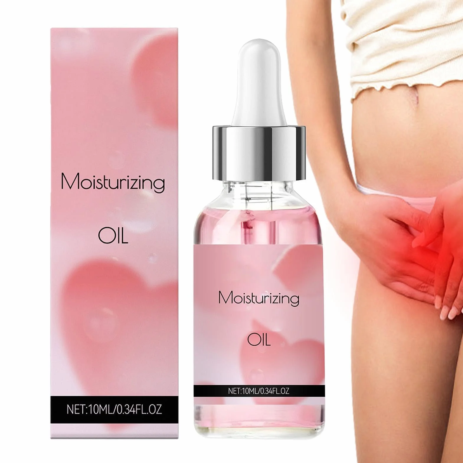 Olio vaginale 10 ml contro la siccità e prurito, cura intima rilassante