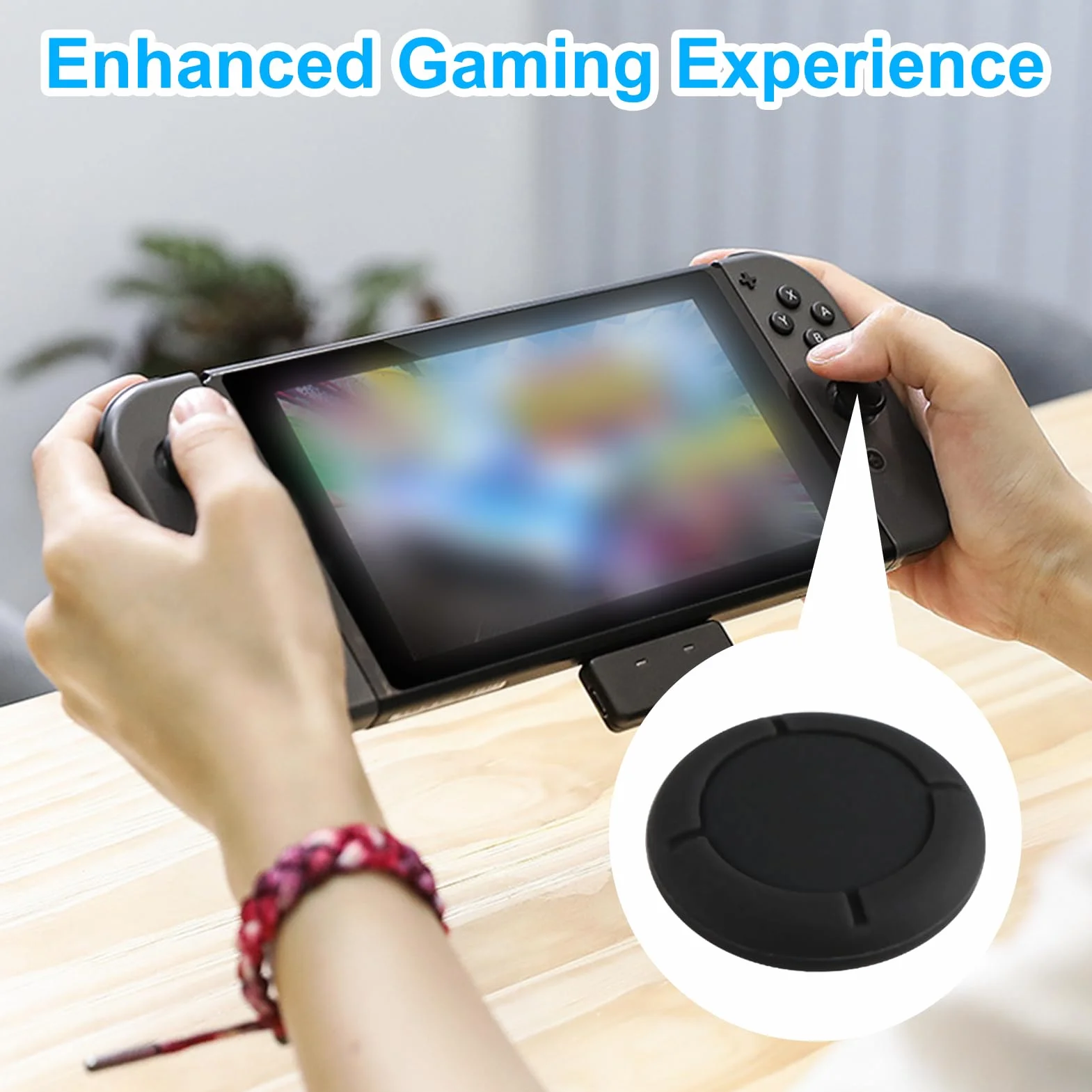 5 paia di tappi joystick in silicone per Nintendo Switch/Lite/OLED Thumb Grip Analogico Stick Cover per Pollice Manici di Protezione Controllore di Ricambio Caps Protezione Comfort Gaming Nero