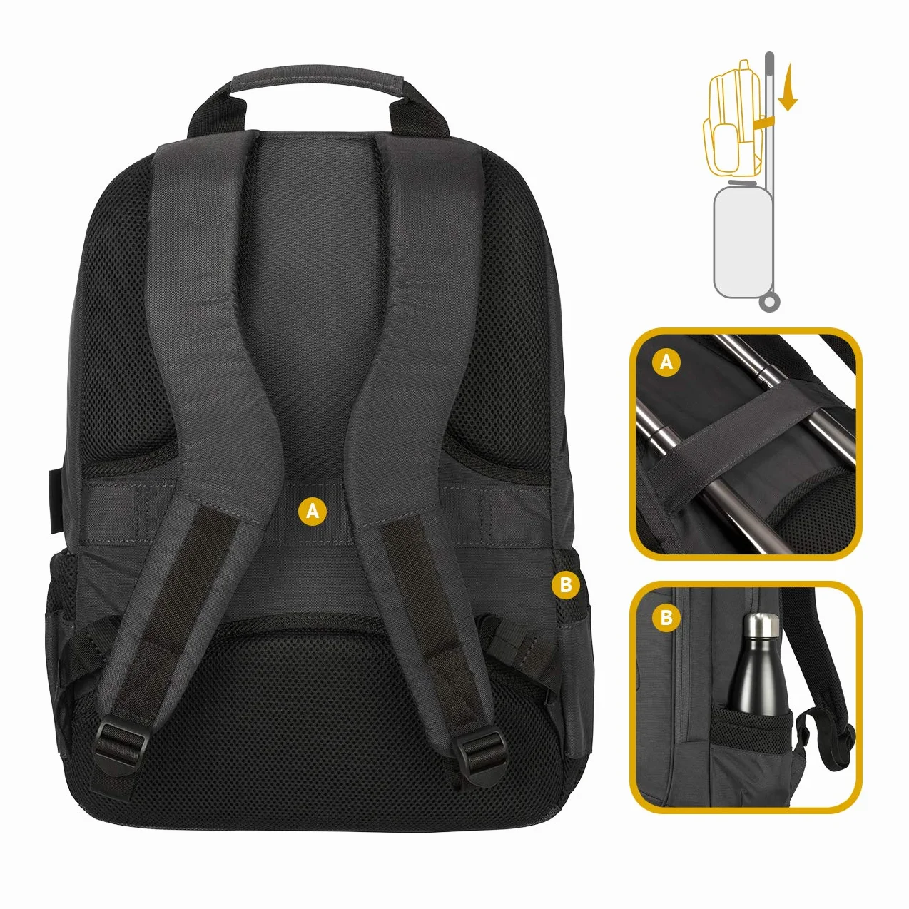 Tucano Lato Zaino per MacBook PRO e Notebook Fino a 17" [PC]