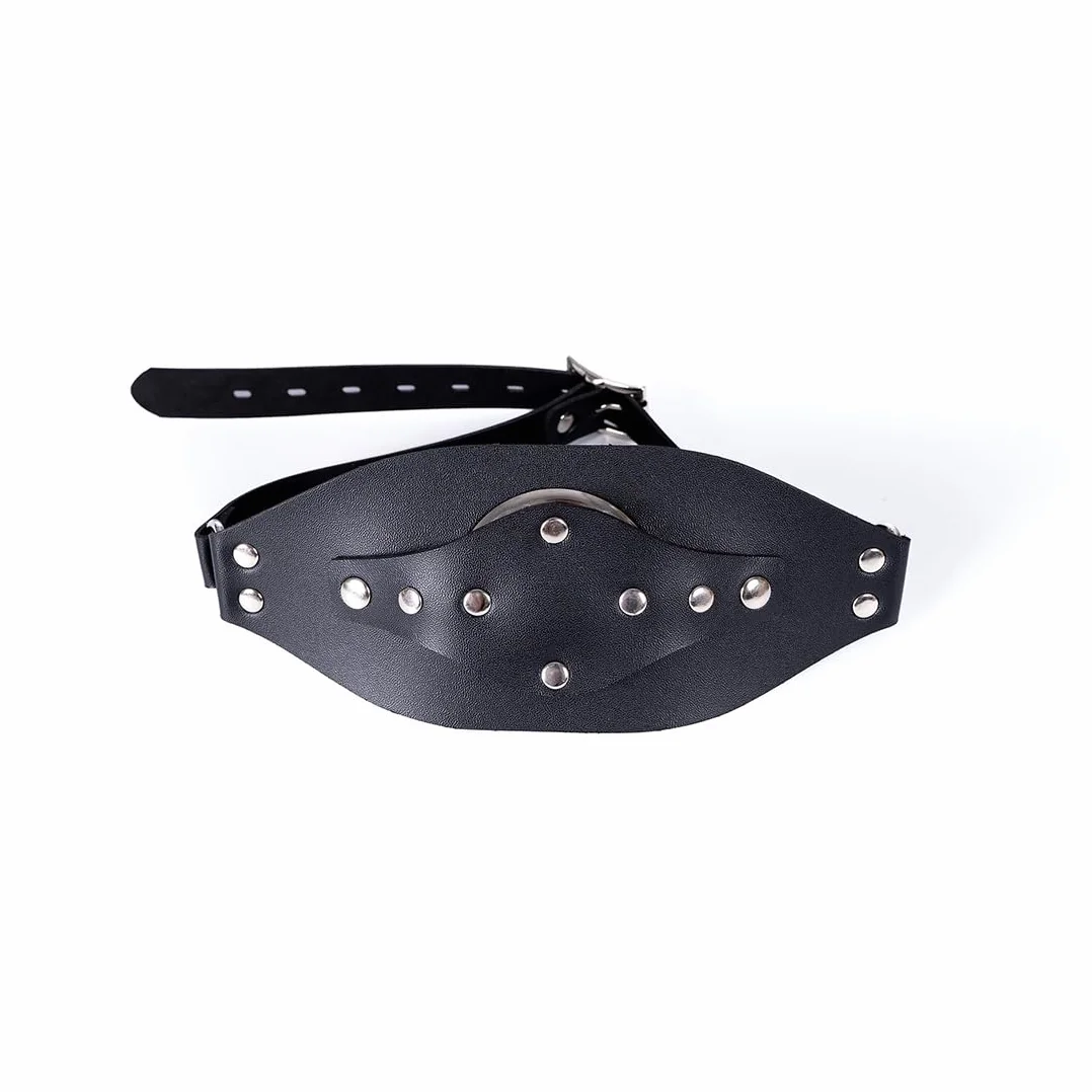 Bavaglio Estremo in Silicone con Dildo Rimovibile 10 cm - Ball Gag BDSM