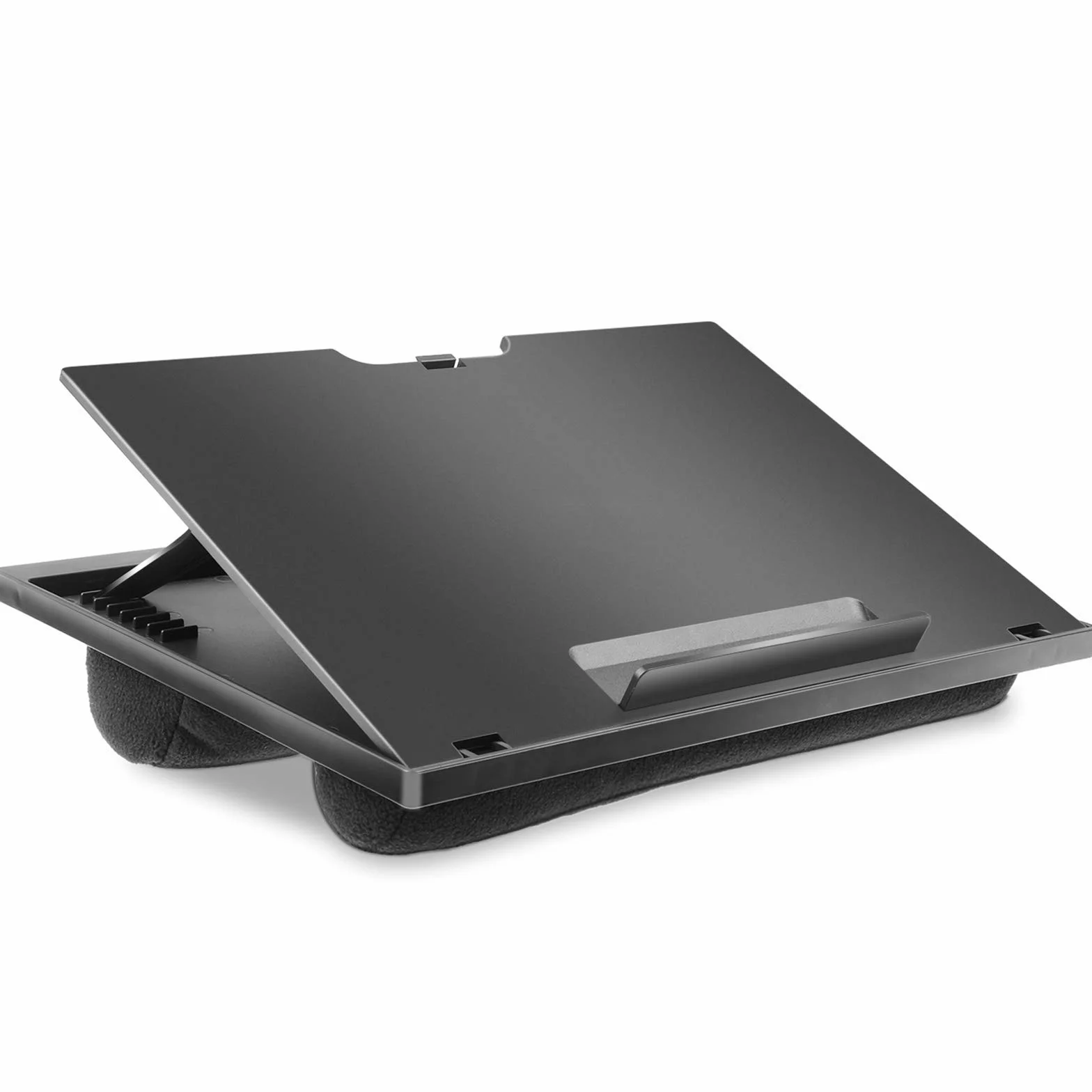 HUANUO Supporto per Laptop con Cuscino - Flessibile Regolabile con 8 Angoli, Supporta Notebook, Tablet, Fino a 15,6", Tavolo Vassoio Portatile e Adatto per Viaggi, Lavoro, Casa