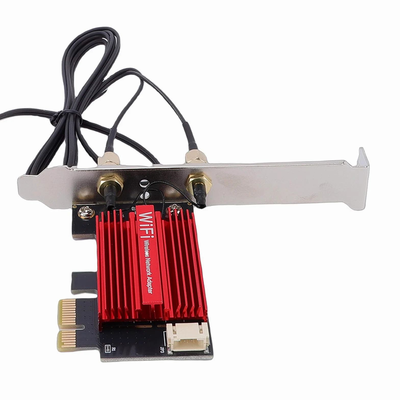 Bewinner Scheda WiFi WiFi 7 PCIe, Bluetooth 5.4, Adattatore di Rete Wireless Desktop Tri-Band 6G 5G 2.4G per 10 11, velocità 2880Mbps, Antenna 12dBi