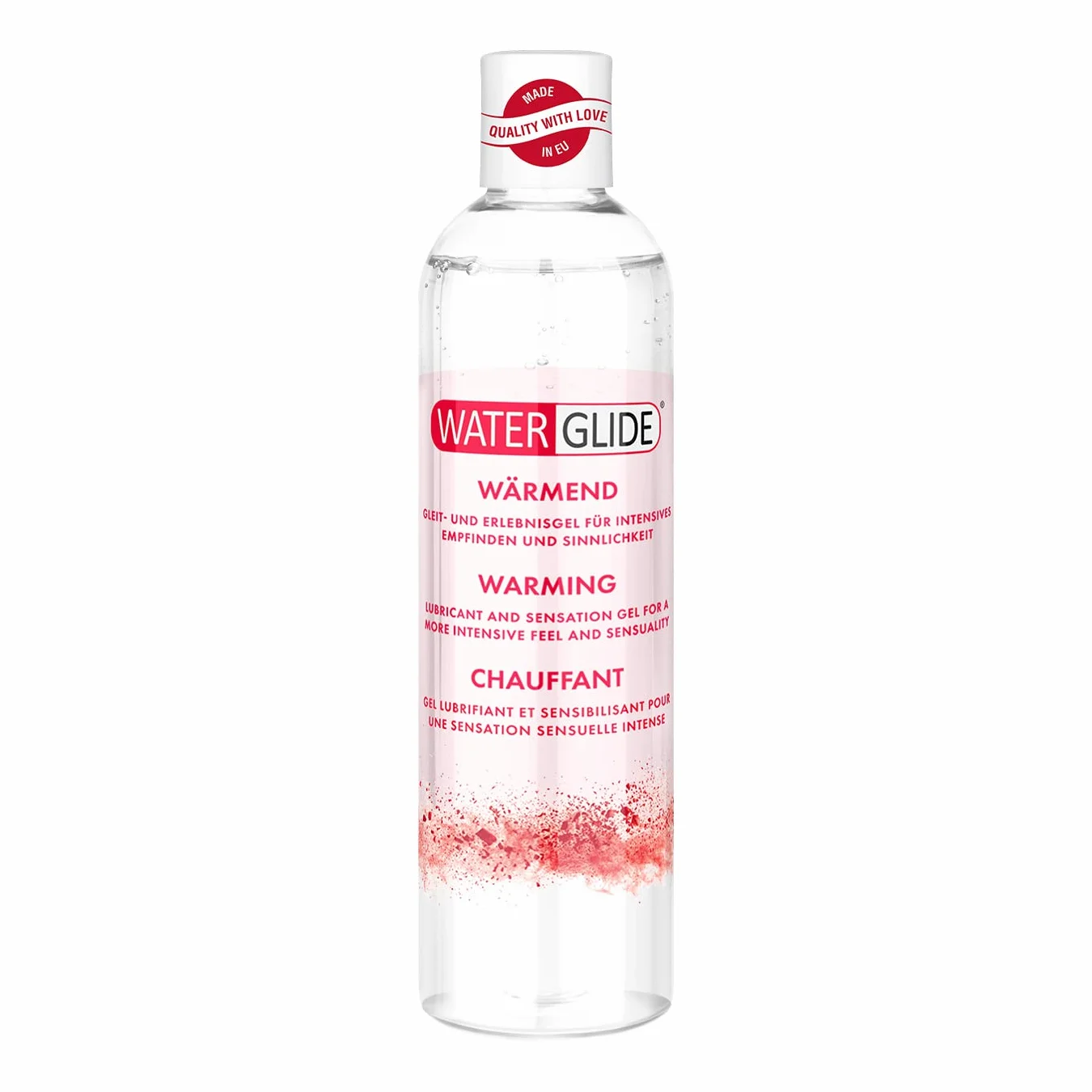 Lubrificante Waterglide effetto calore 300 ml a base d'acqua Vegano per sex toys e preservativi