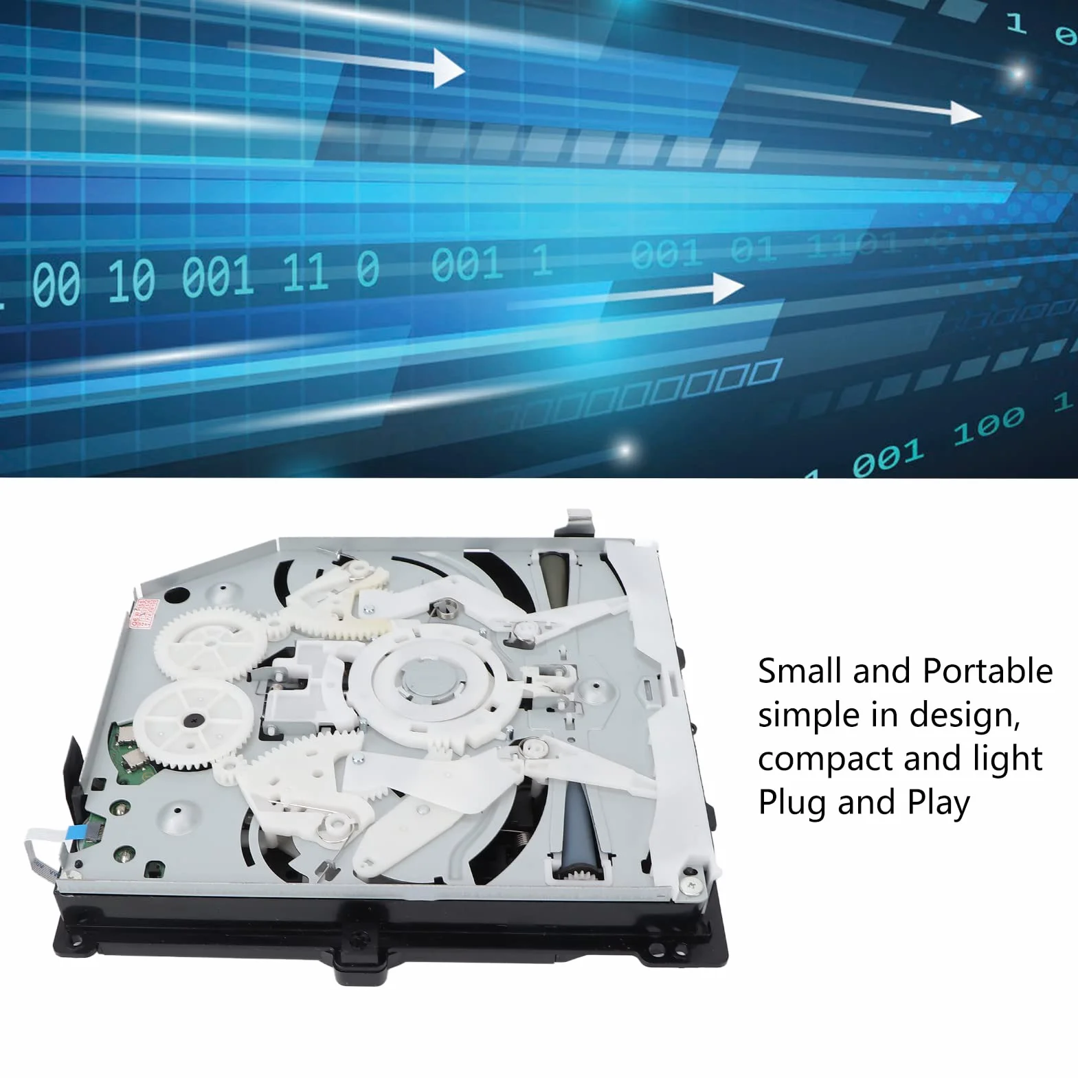 Pilipane Sostituzione unità Dvd Blu-Ray PS4, Sostituzione unità Blu-Ray PS4 E Modulo unità Disco Ottico Dvd, unità Disco CD Blu-Ray Portatile, unità Disco Dvd CD per PS4 KEM‑490