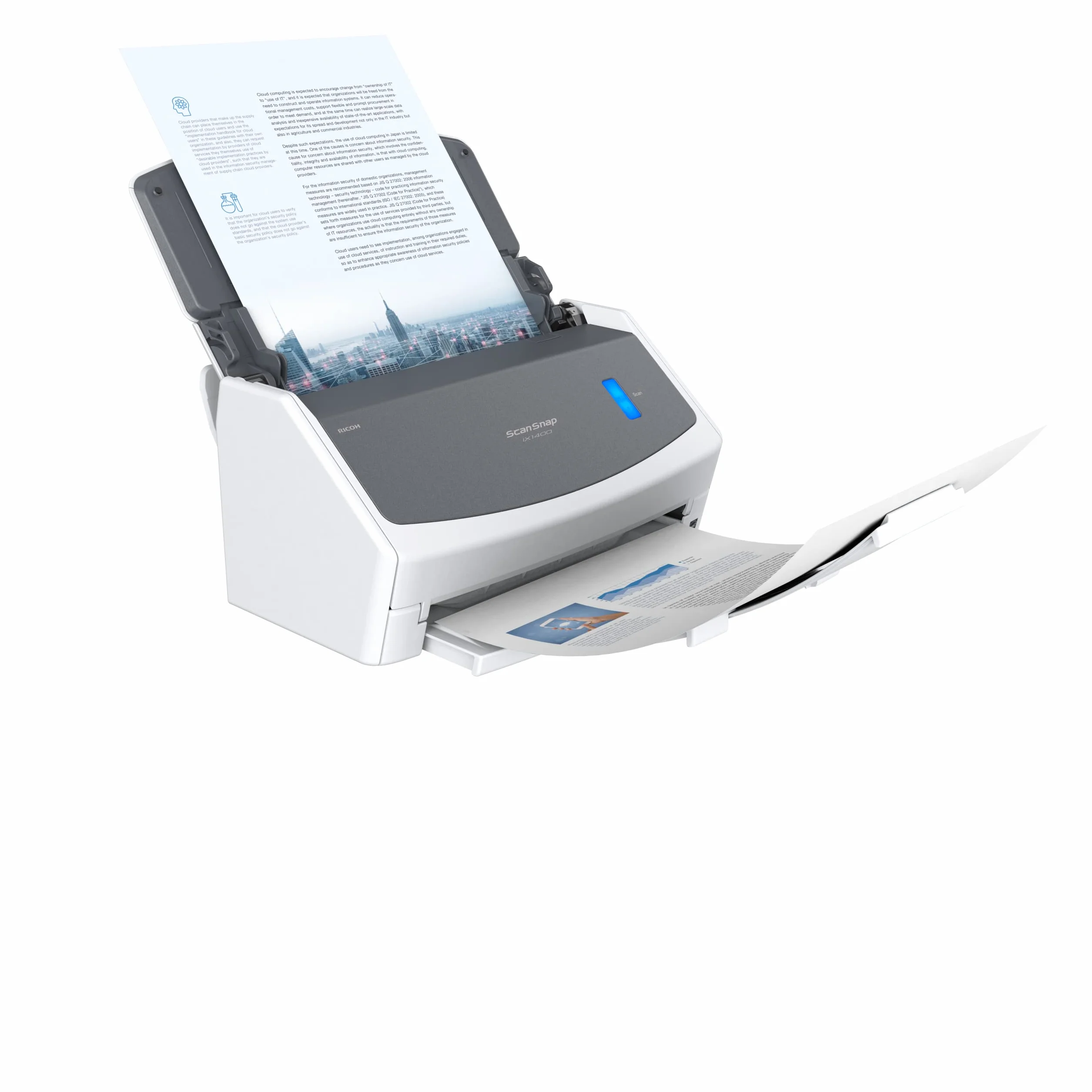 ScanSnap iX1400 Scanner Duplex A4 ADF USB 3.2