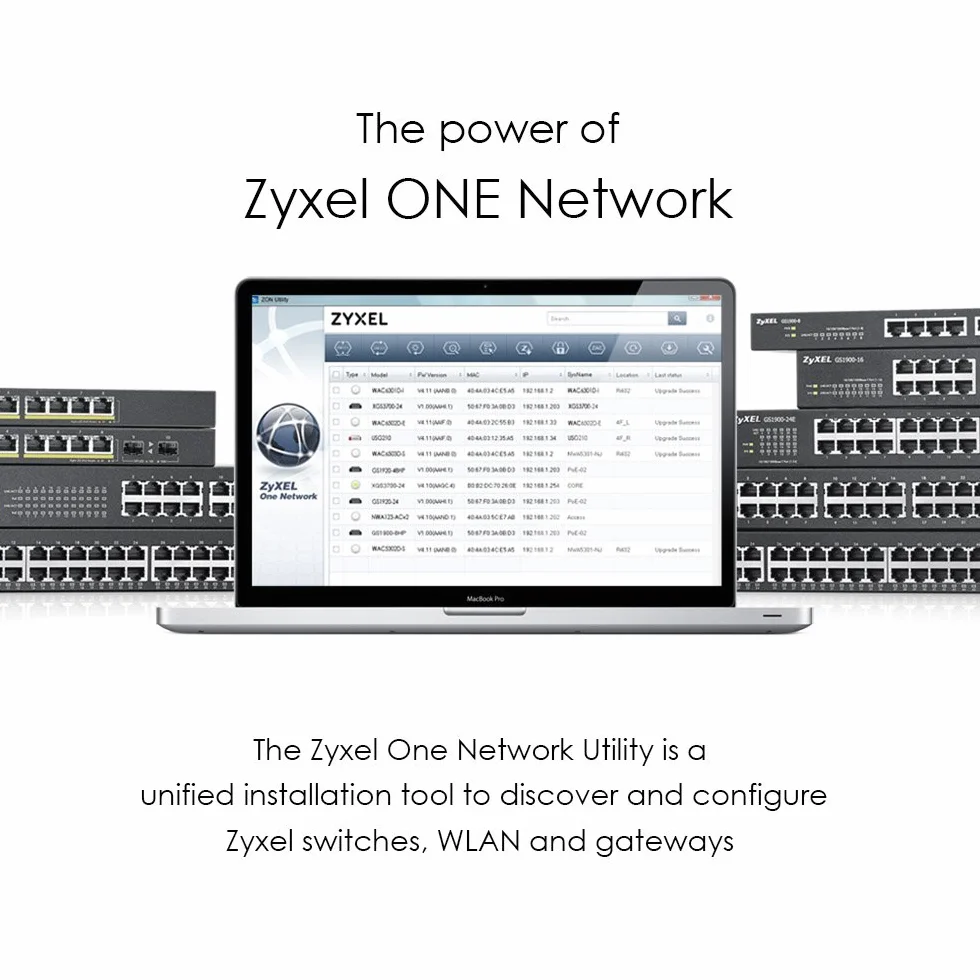 Zyxel 48-porte Gigabit Switch | Gestione Smart | Montaggio in rack con 2 porte SFP | VLAN, IGMP, QoS | Garanzia a vita [GS1900-48]