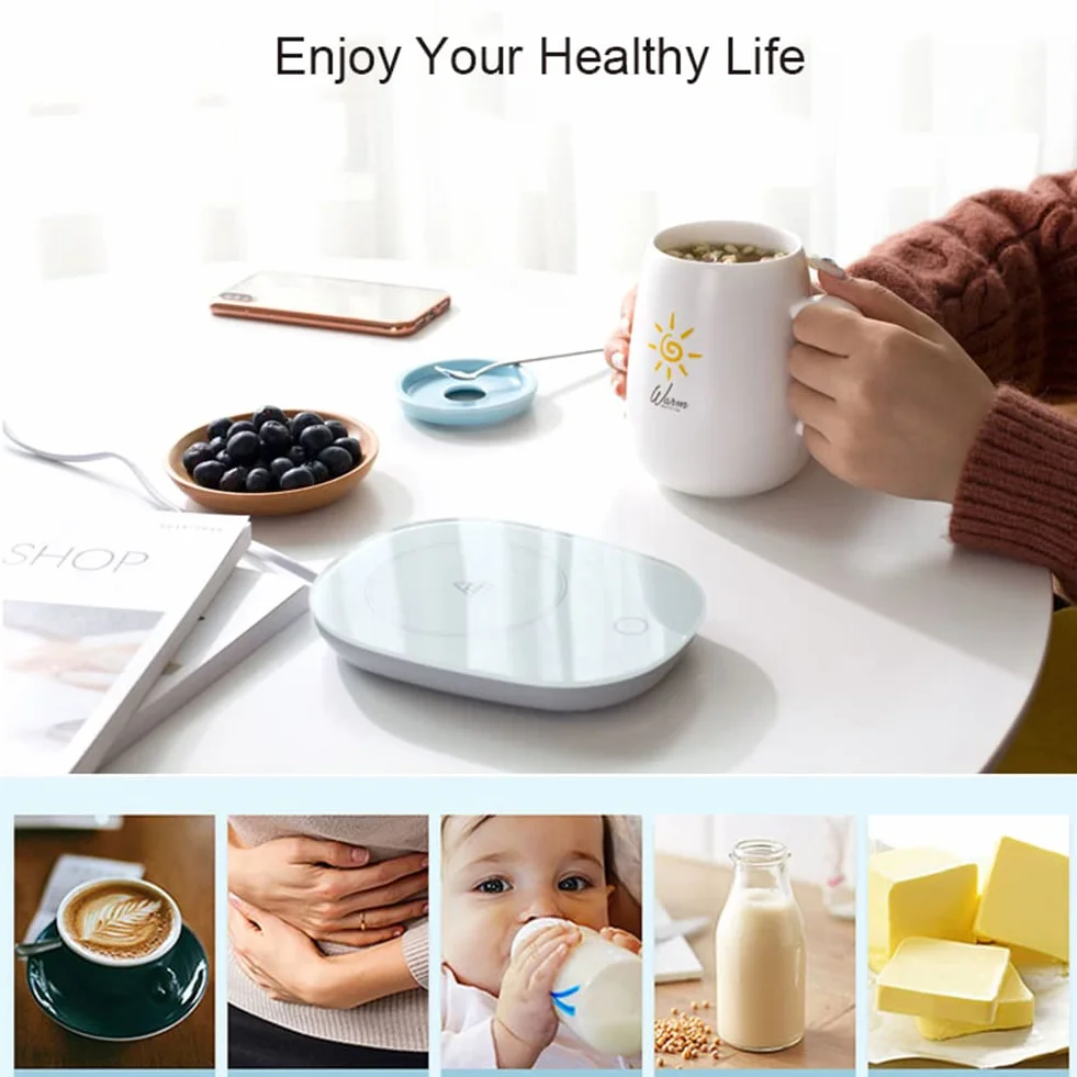 Scalda Tazza USB,Scalda Tazza,Scalda Bevande,Scaldatazze da Caffè,Sottobicchiere Elettrico,Sottobicchieri Riscaldante Scalda Bevande,Scrivania Beverage Warmer