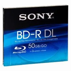 Blu-Ray Registrabile 50gb 4x (Jewel Case)(Bnr50a)(Pz.1)