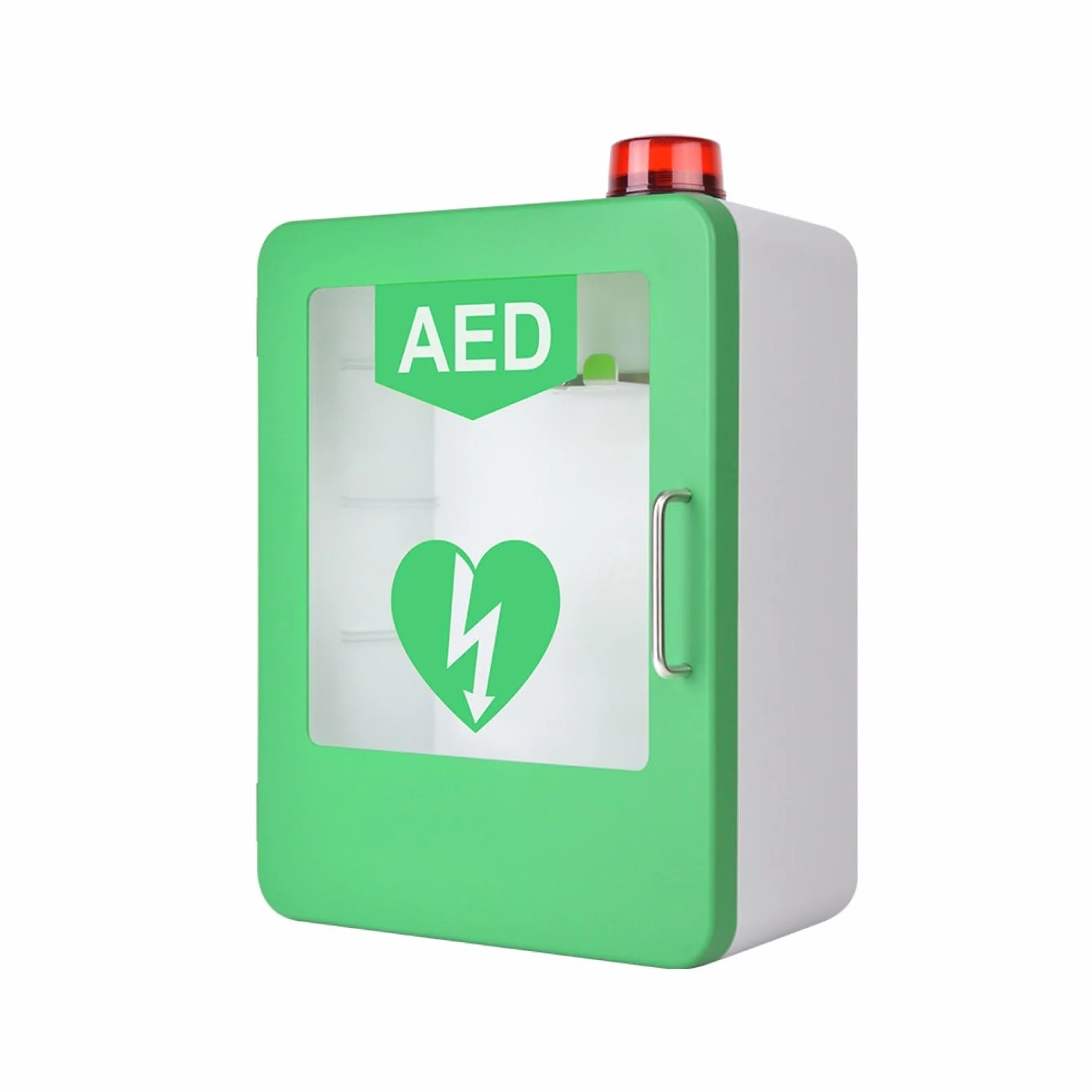 Armadietto di Stoccaggio per Defibrillatore Esterno Automatico, Scatola di Allarme Cardiaca