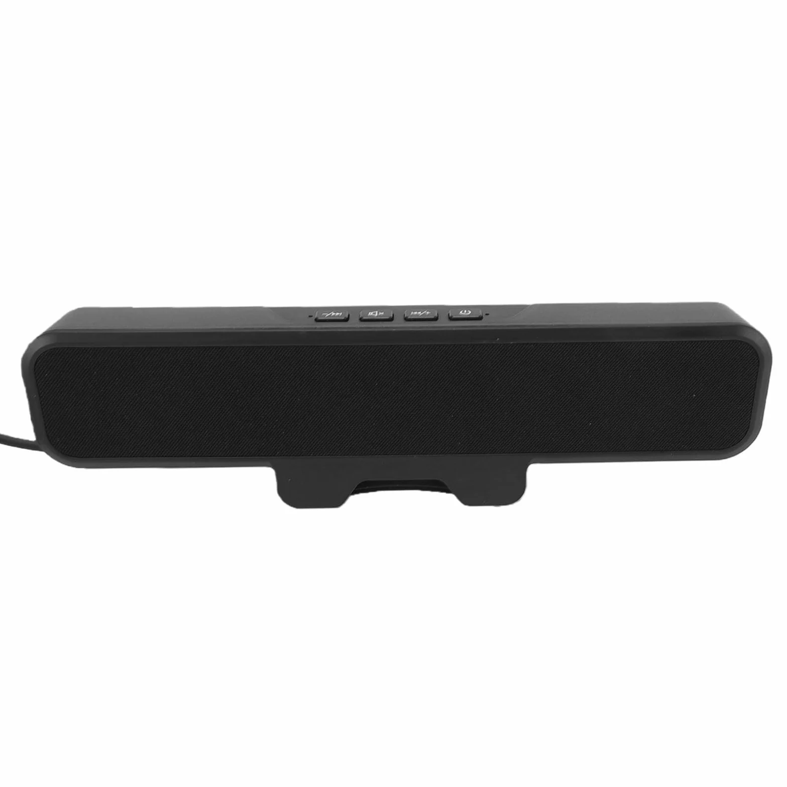 Asixxsix Altoparlanti per Computer da 10 W per PC Desktop | Adattatore da USB A A USB C Integrato, Monitor Facile da Agganciare, Barra Altoparlante Stereo, con Tasto di Disattivazione