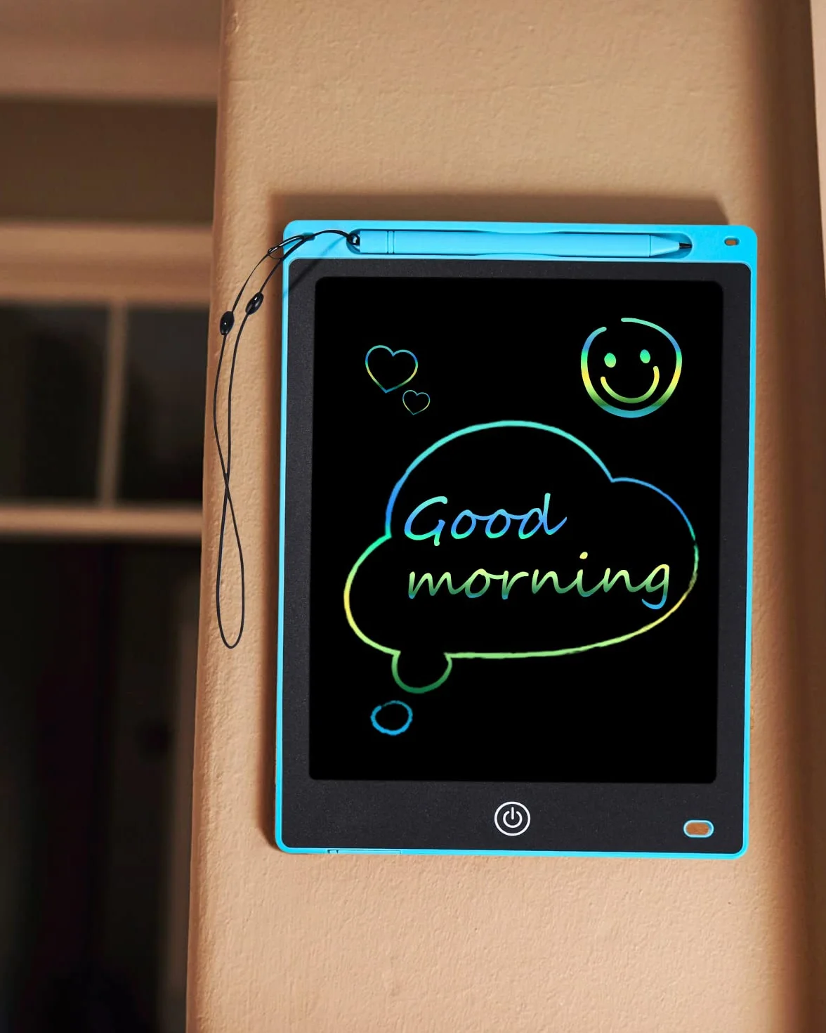 Tavoletta Grafica Bambini LCD 12 Pollici Display Colorato Cancellabile con Pulsante Elimina e Blocco